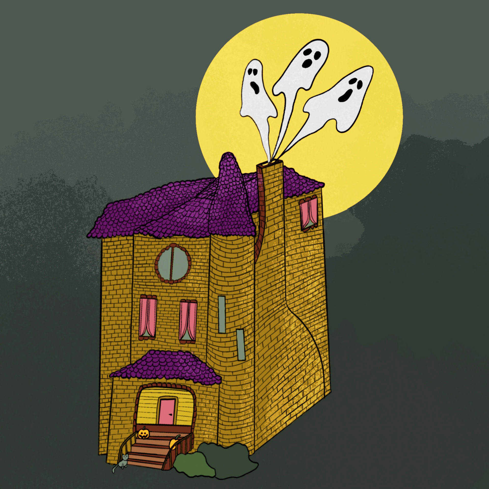 Haunted House, Procreate, 2020
