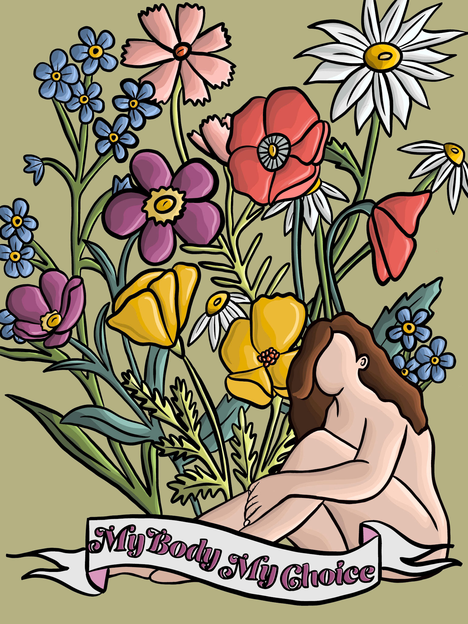 Poster illustration, Procreate, 2020
