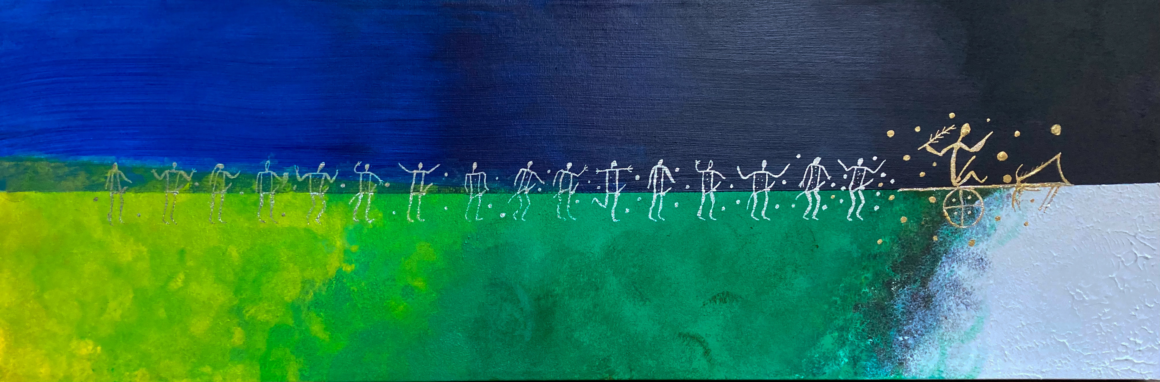 ALFAGÖNG 36x12" Acrylic on Canvas Oct 2021