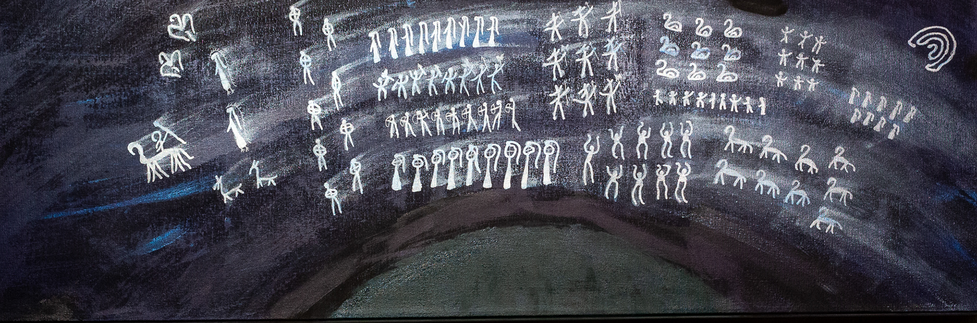THE WILD HUNT 36x12" Acrylic on Canvas May 2019