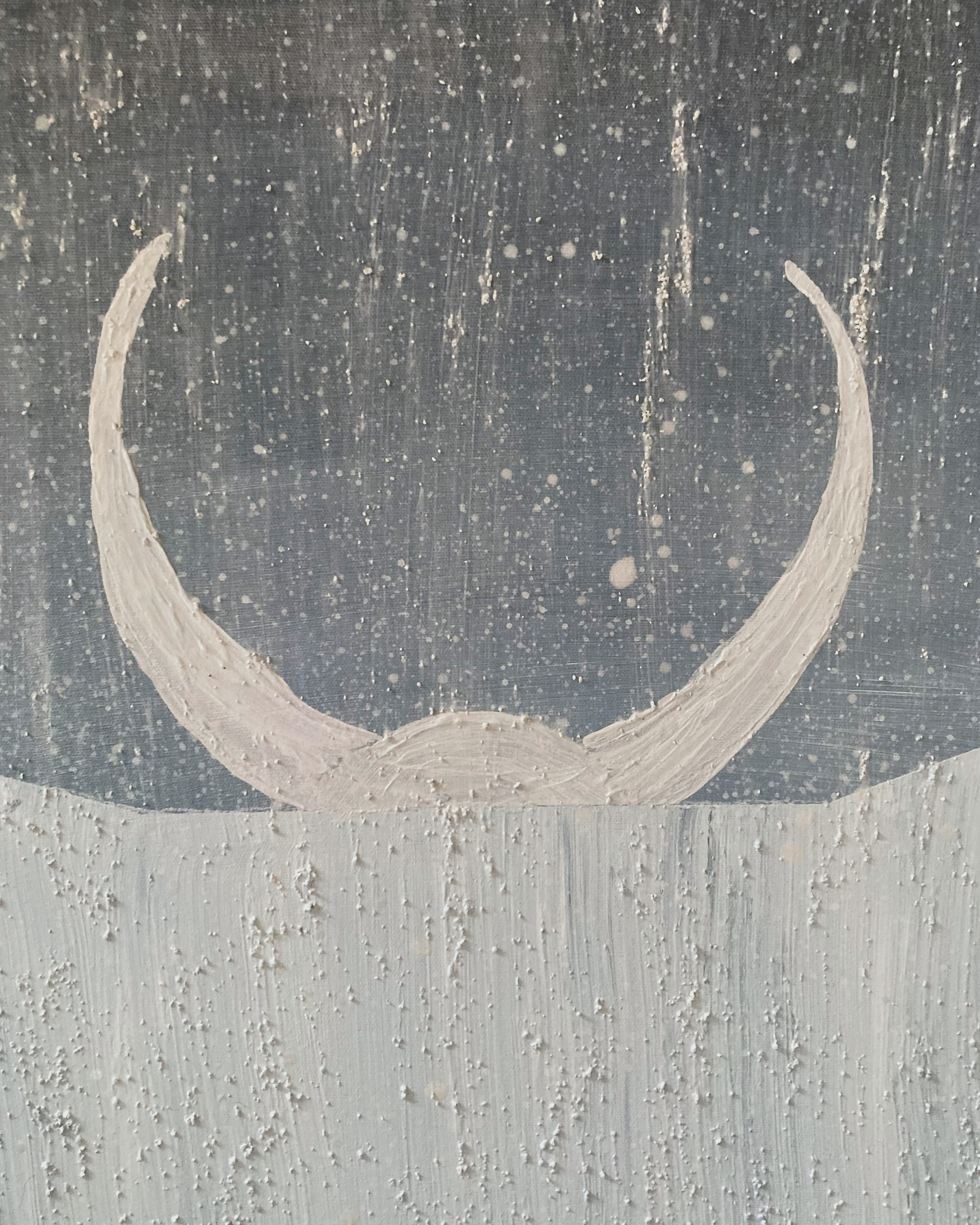 BURI VAKNAR Í HRÍMINU 16x20" Acrylic on Canvas Jan 2025