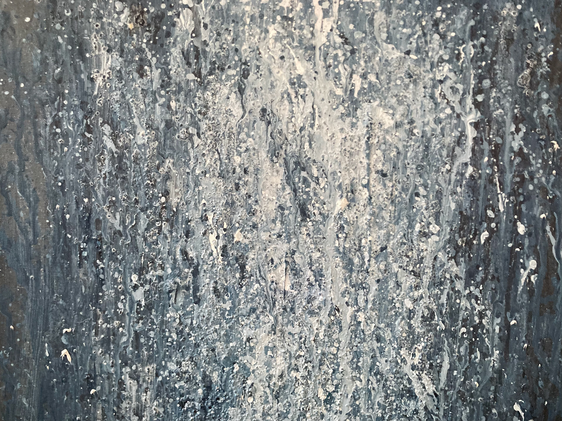 THE DRIPPING RIME 20x16" Acrylic on Canvas Jan 2025