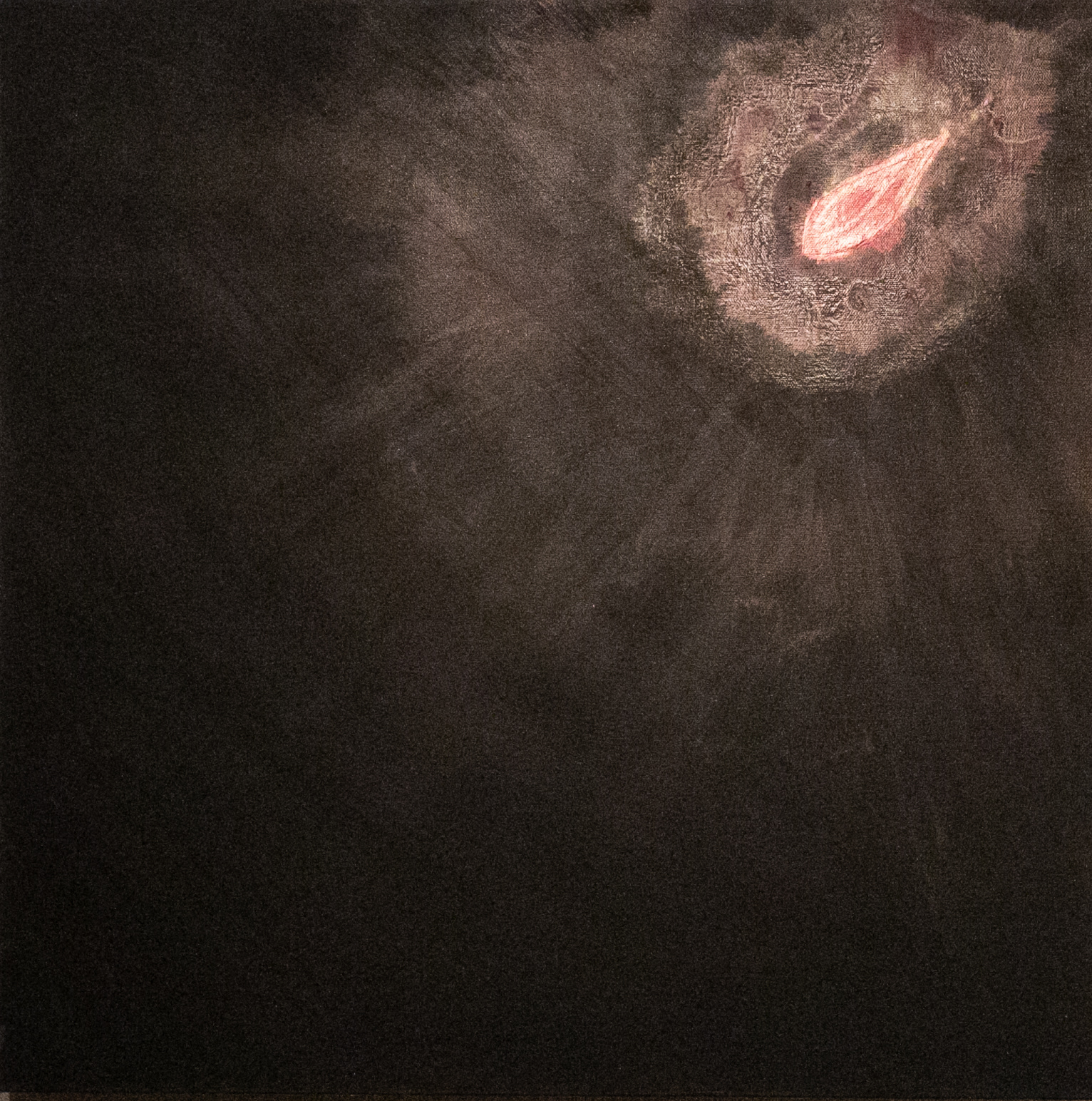 JÖRMUNGANDSAUGA 24x24" Acrylic on Canvas Jan 2020