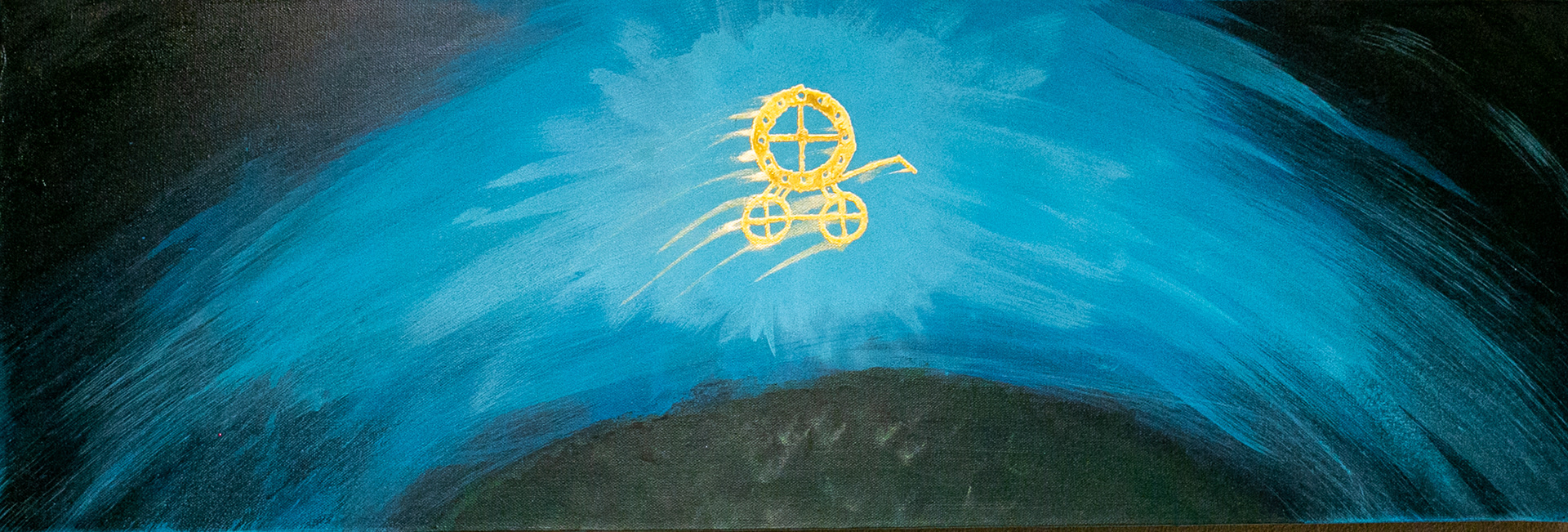 SÓLFAR - HÁDEGI 36x12" Acrylic on Canvas Aug 2019