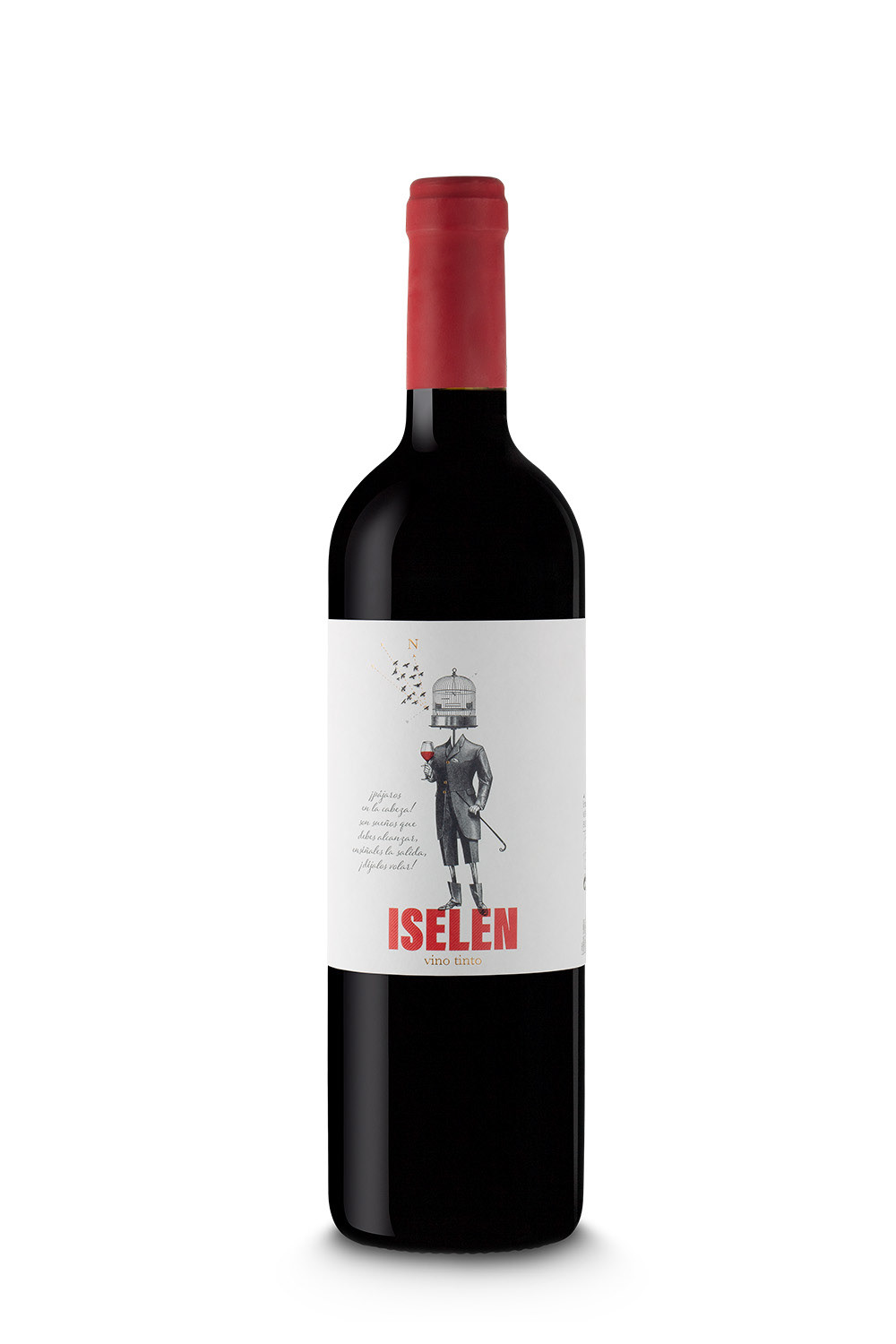 Fotografía vino tinto Iselen