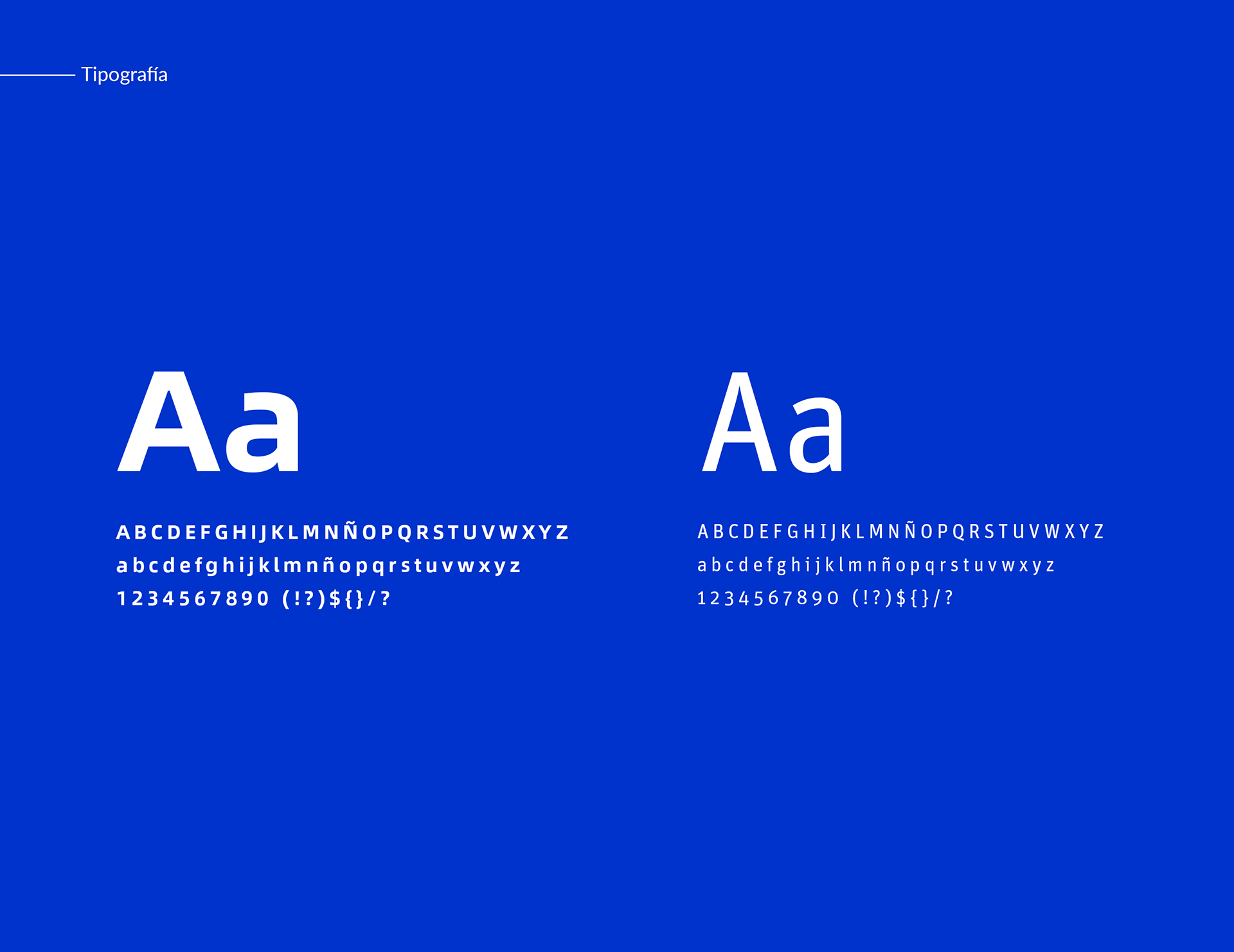 Tipografía para contenido imagen corporativa Skok