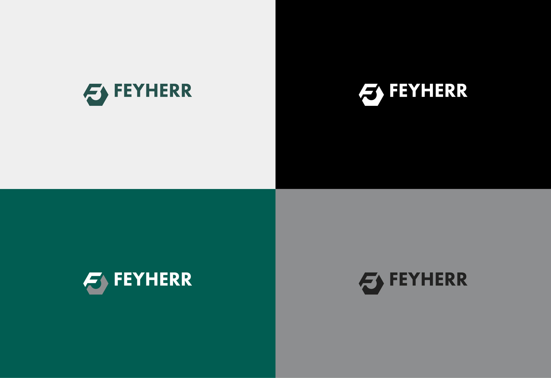 Versiones de diseño de logotipo para Feyherr