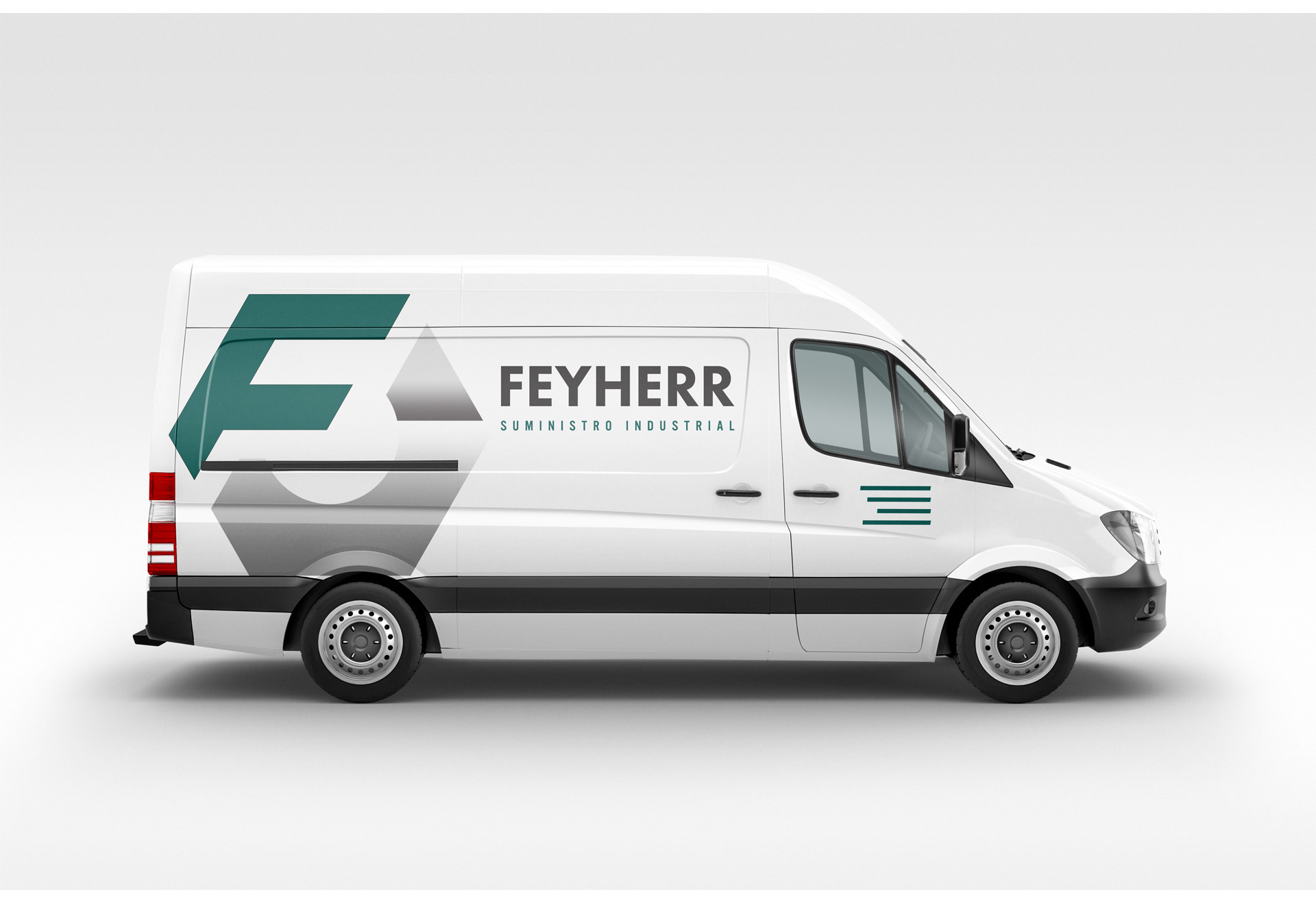 Diseño de rotulación de furgoneta para Feyherr