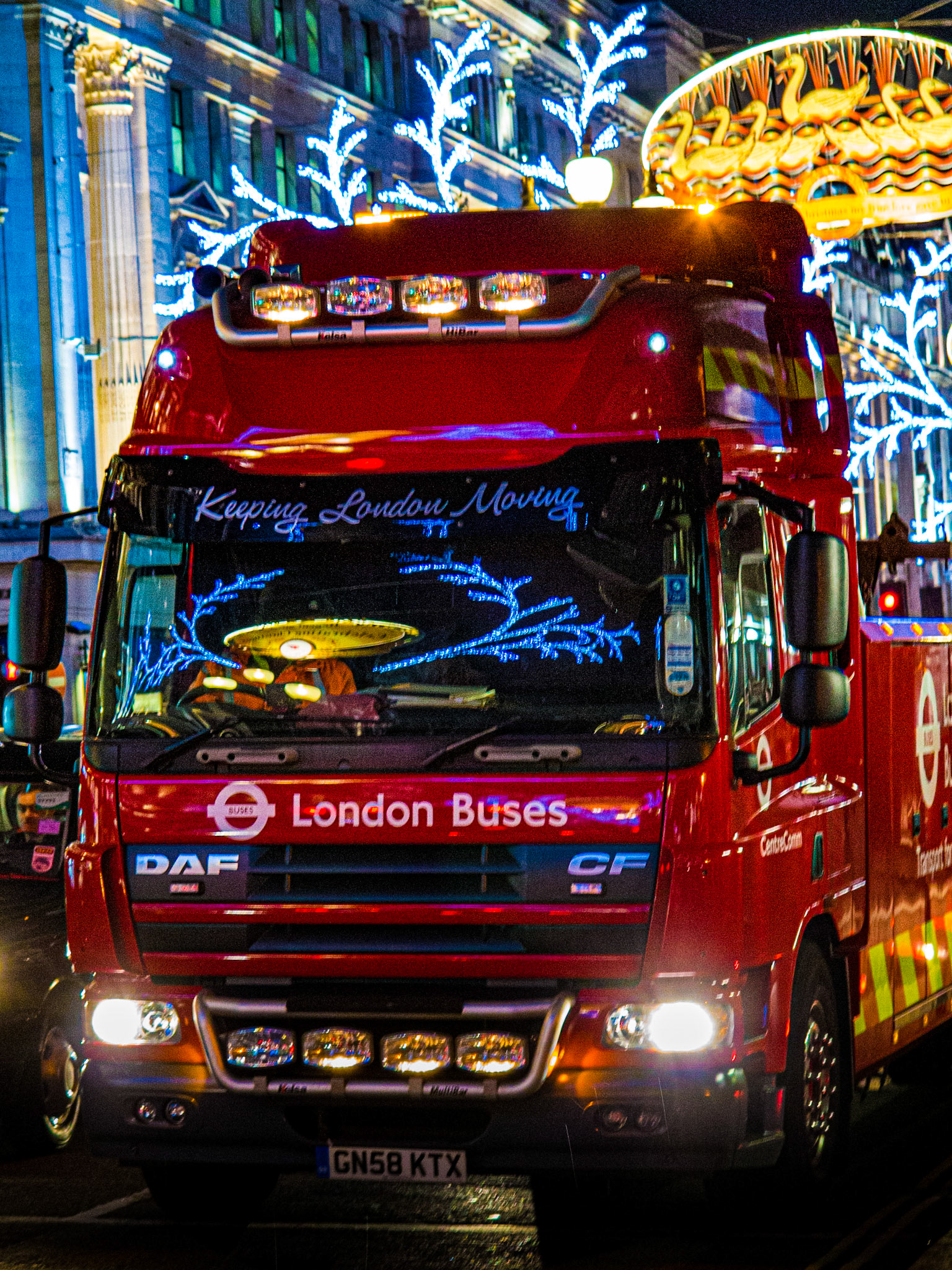 London Bus Recovery Vehicle