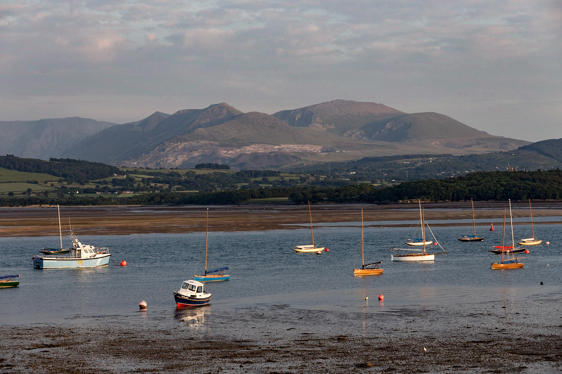 Snowdonia from Anglesey