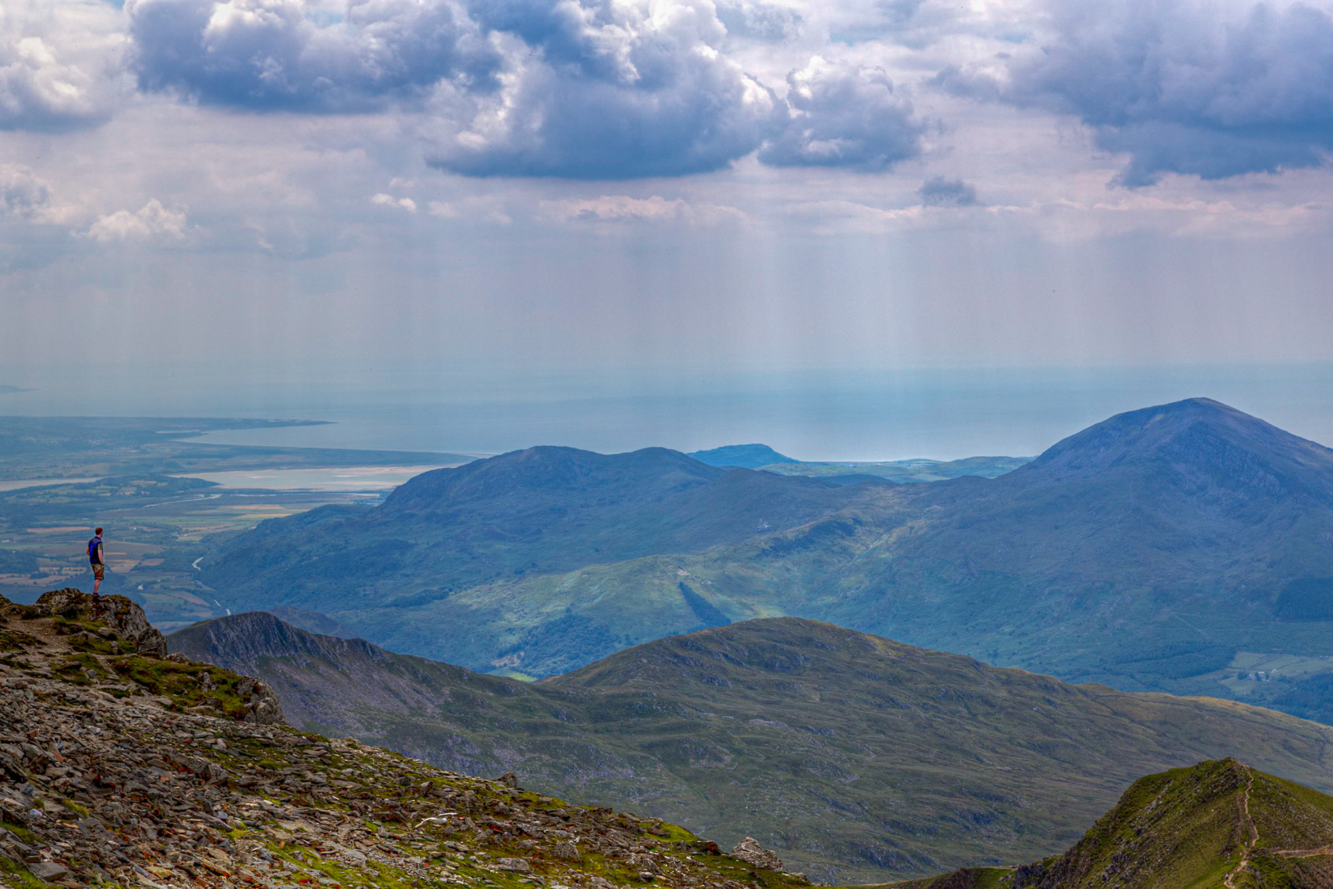 View from Snowdon's summit