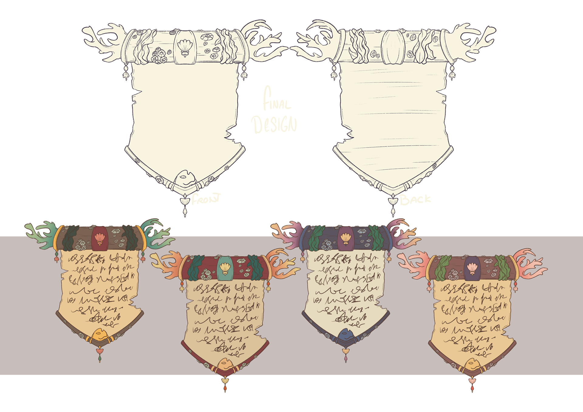 Scroll, Development