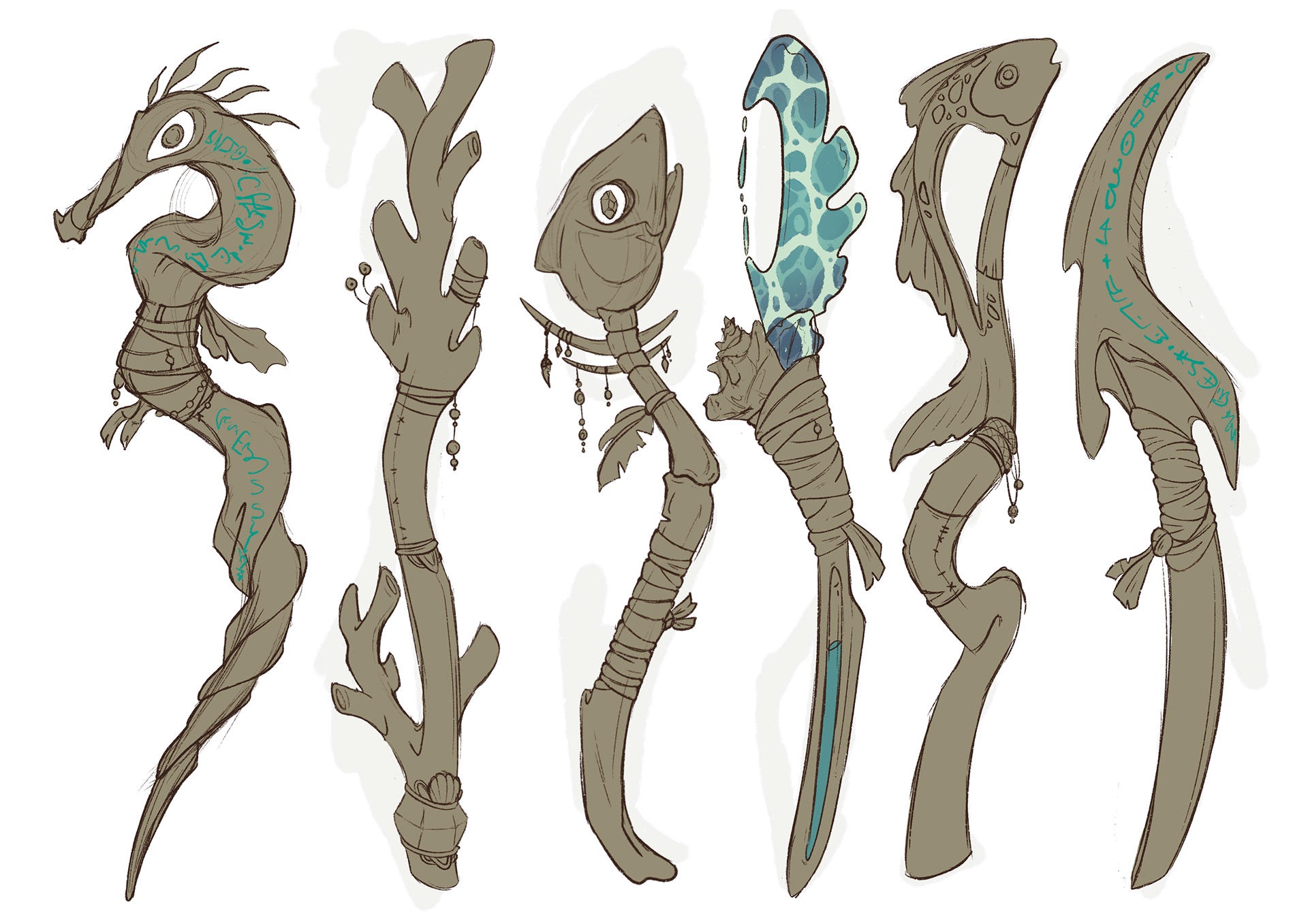 Staff, Initial Sketches