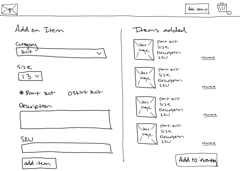 Add Item Page