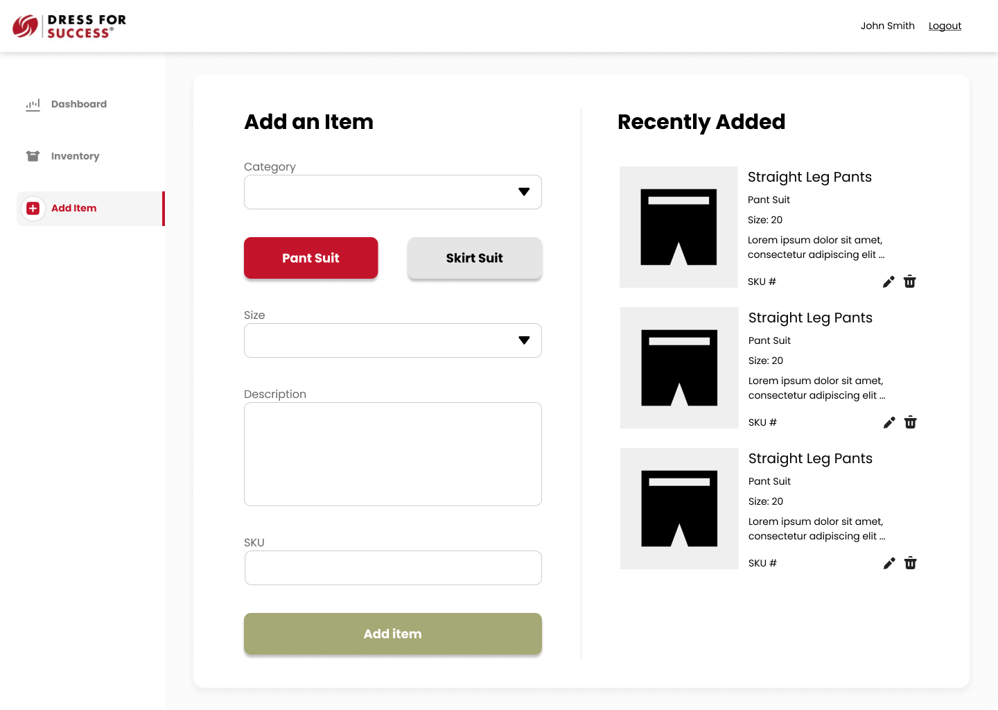 Add Item