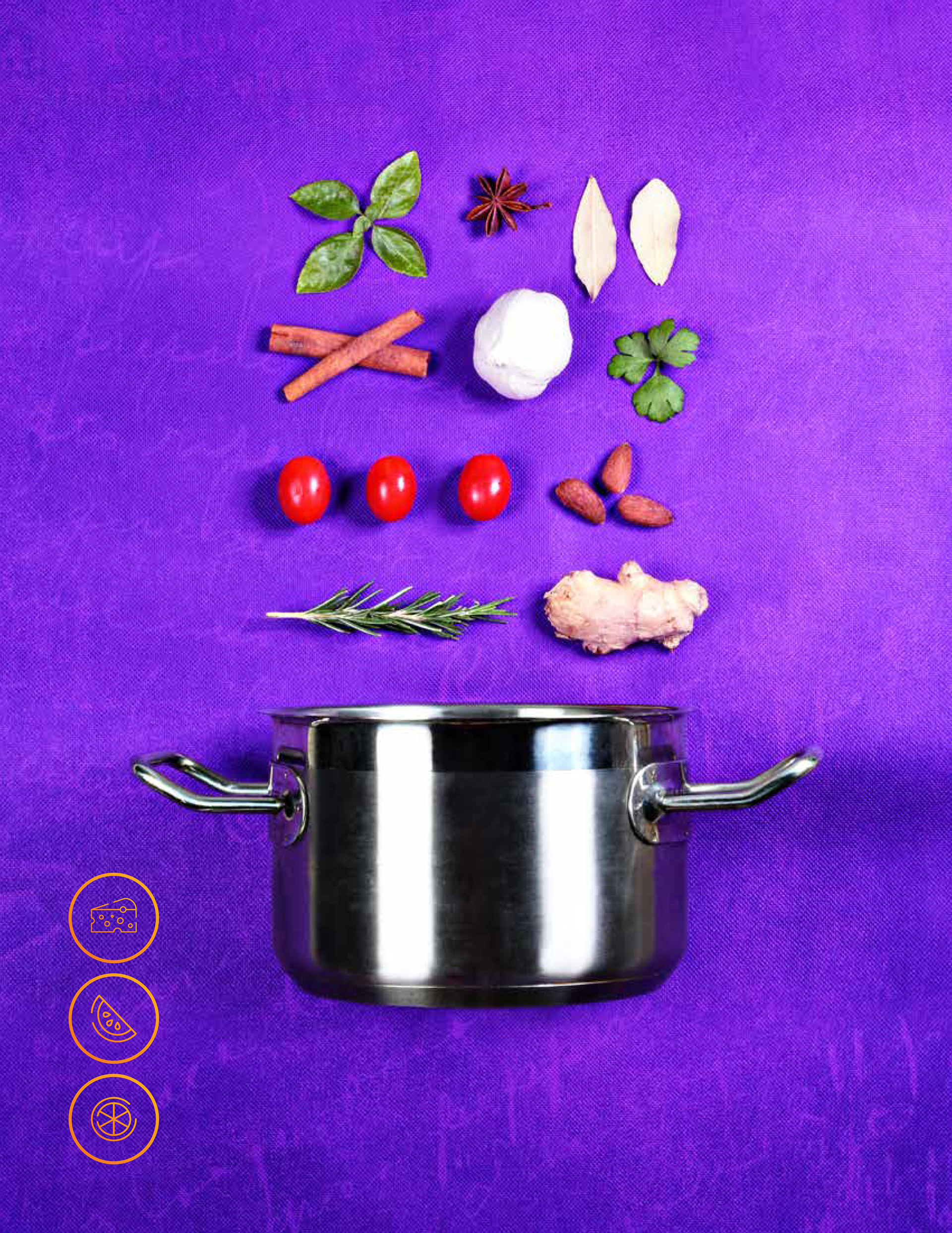 Photography work for Staffs cookbook. GDUSA award winner. 