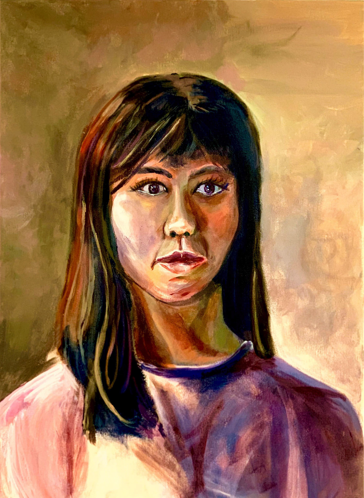 "Wancheng" (2019), acrylic
