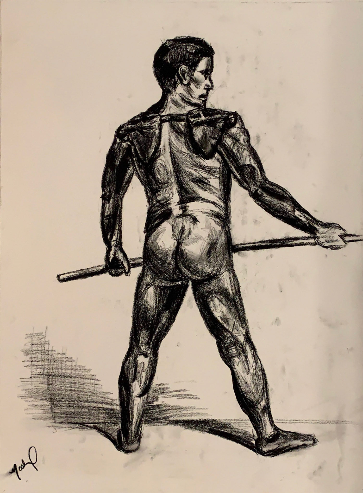 Anatomical (2019), charcoal