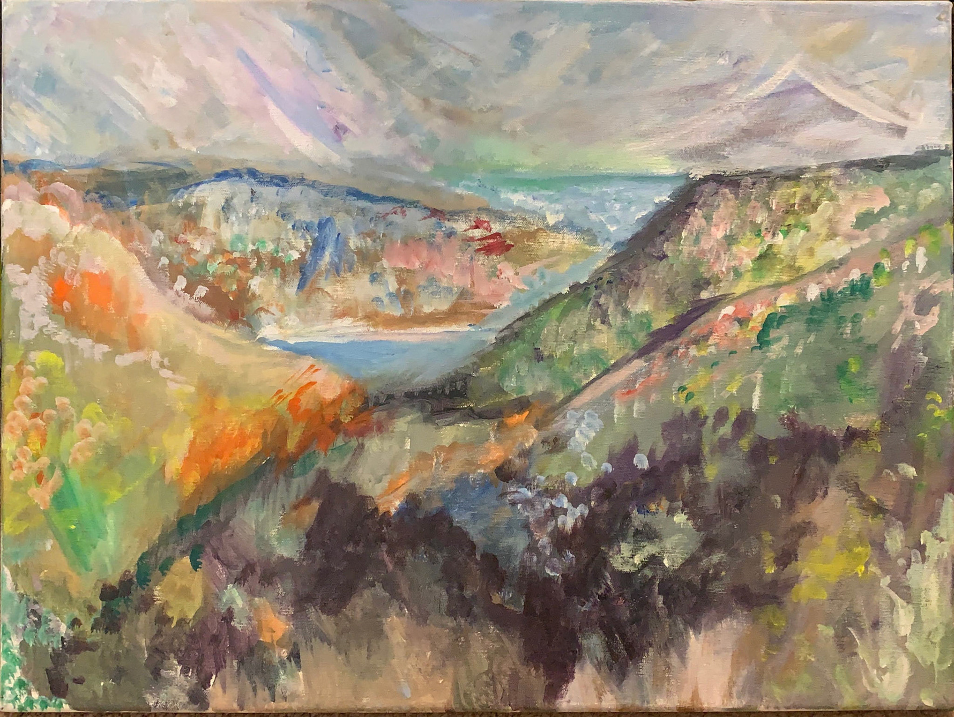 Renoir study (2018), acrylic