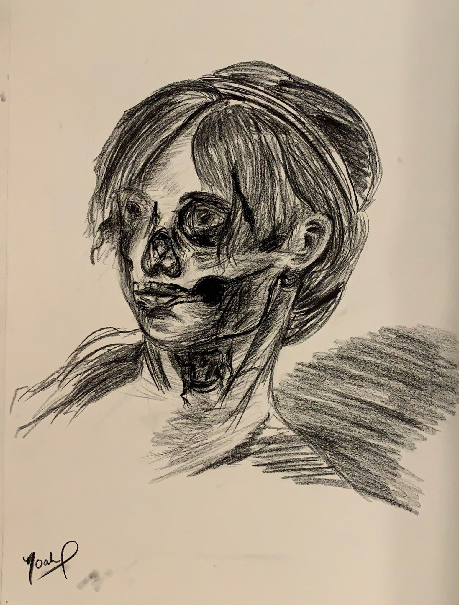 Anatomical (2019), charcoal