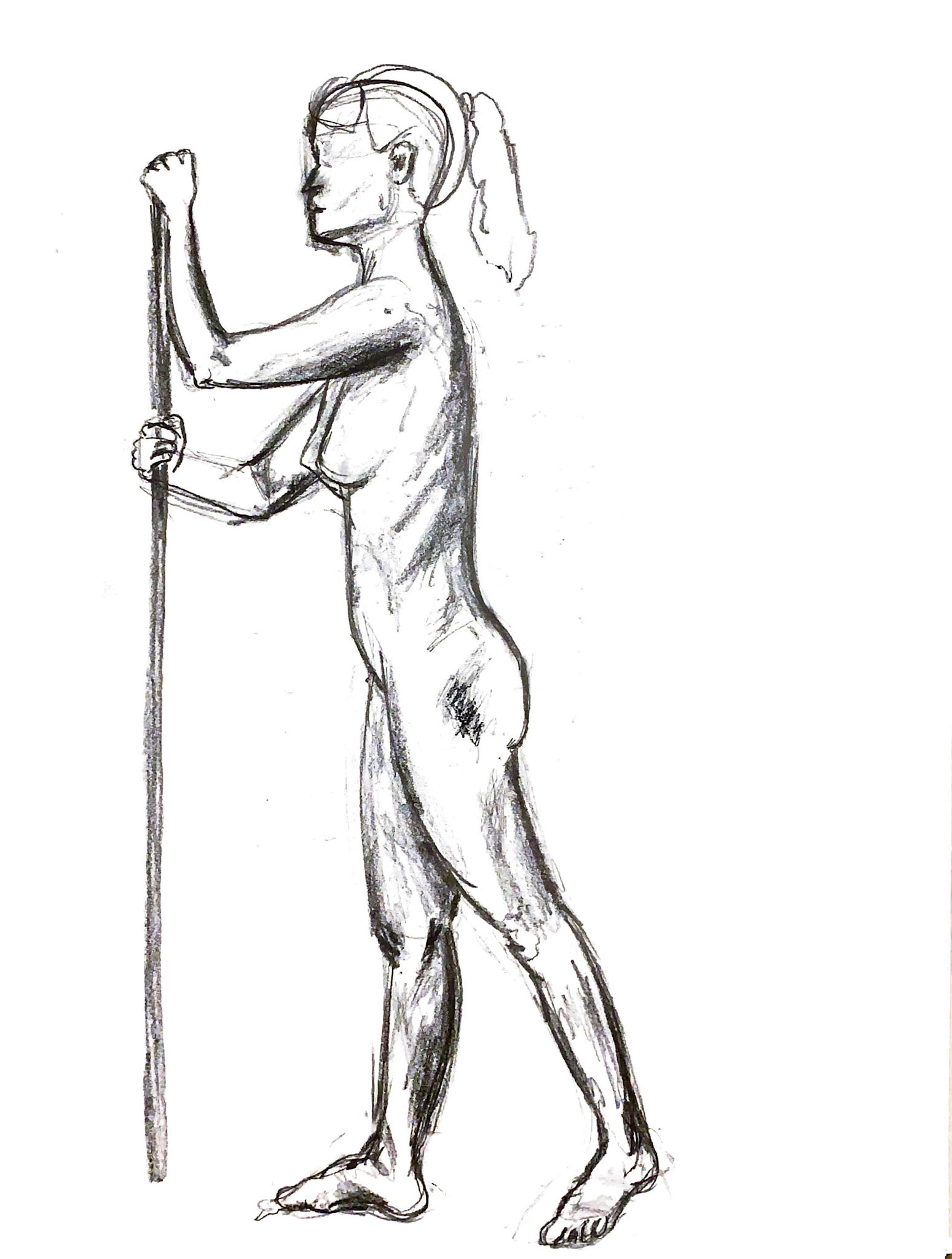 Figure drawing (2019), pencil
