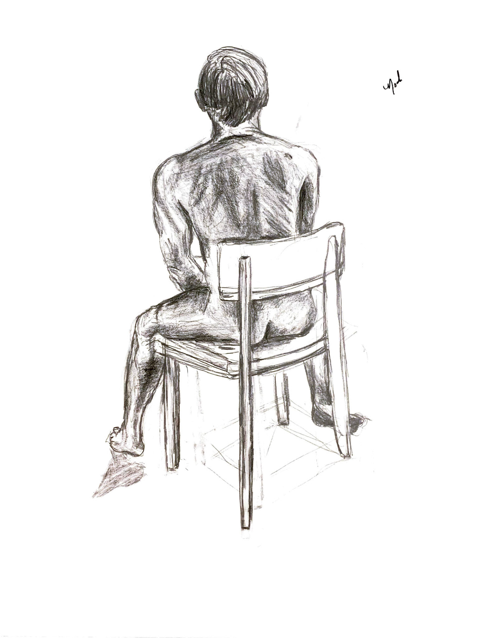 Figure drawing (2019), pencil