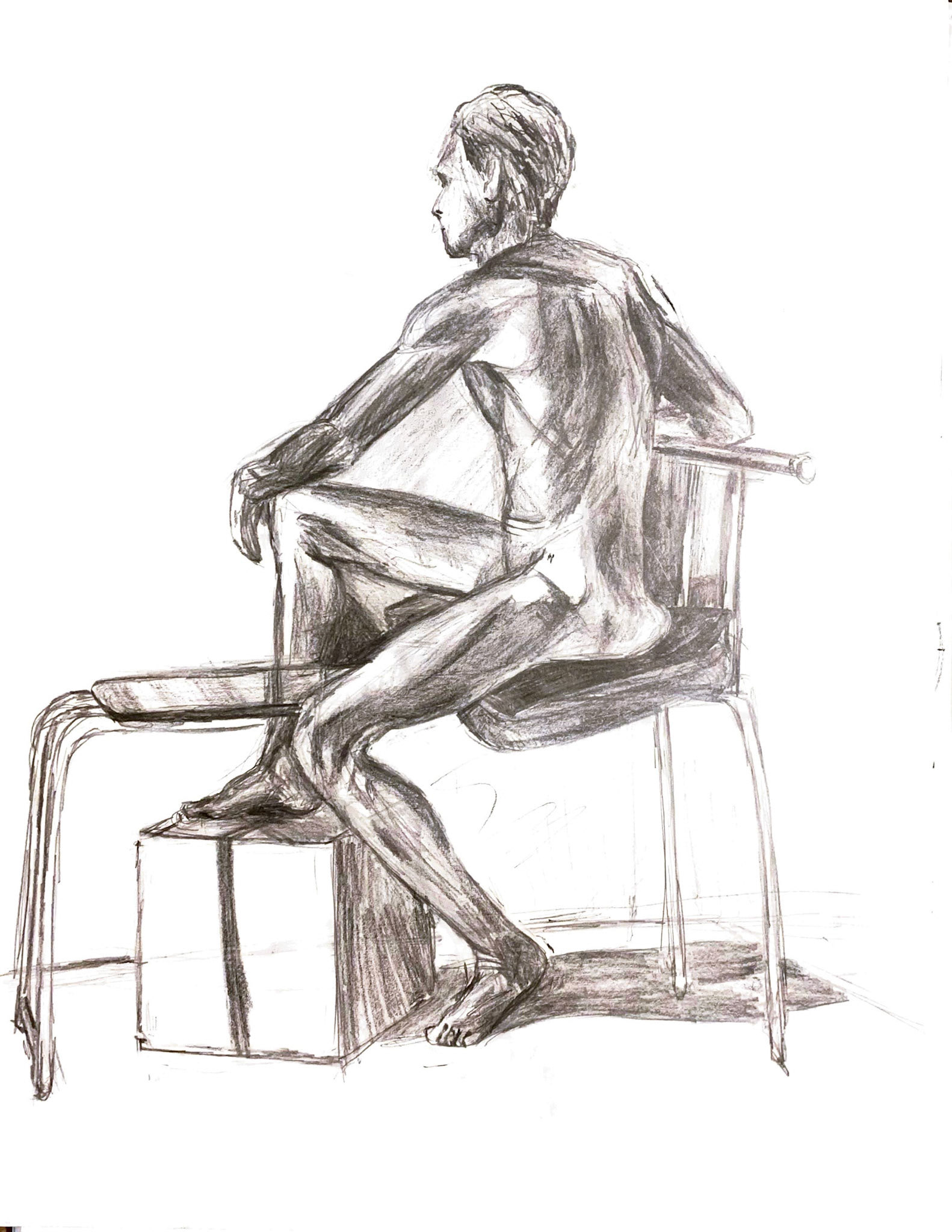 Figure drawing (2019), pencil