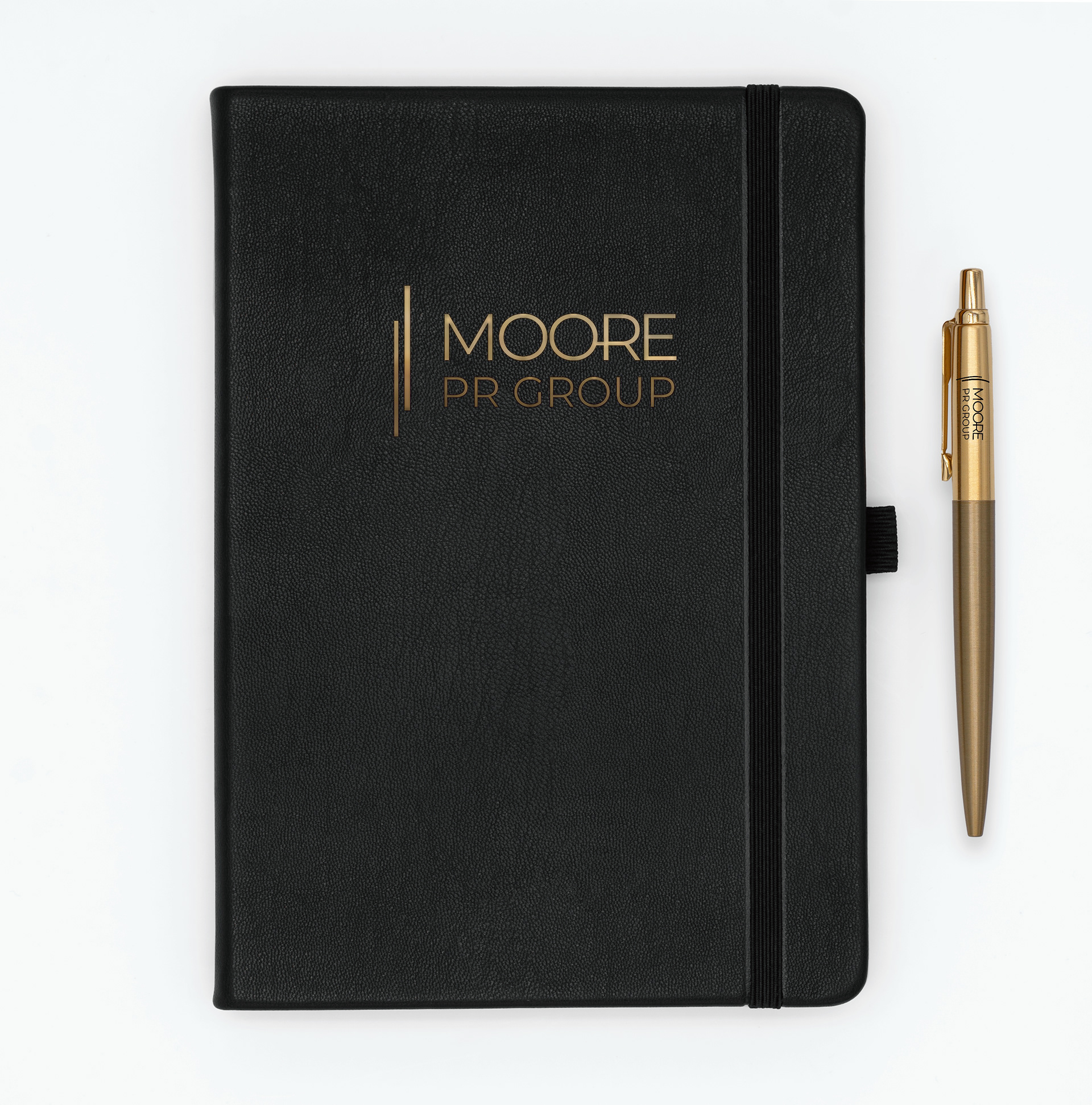 MOORE PR GROUP SWAG DESIGN