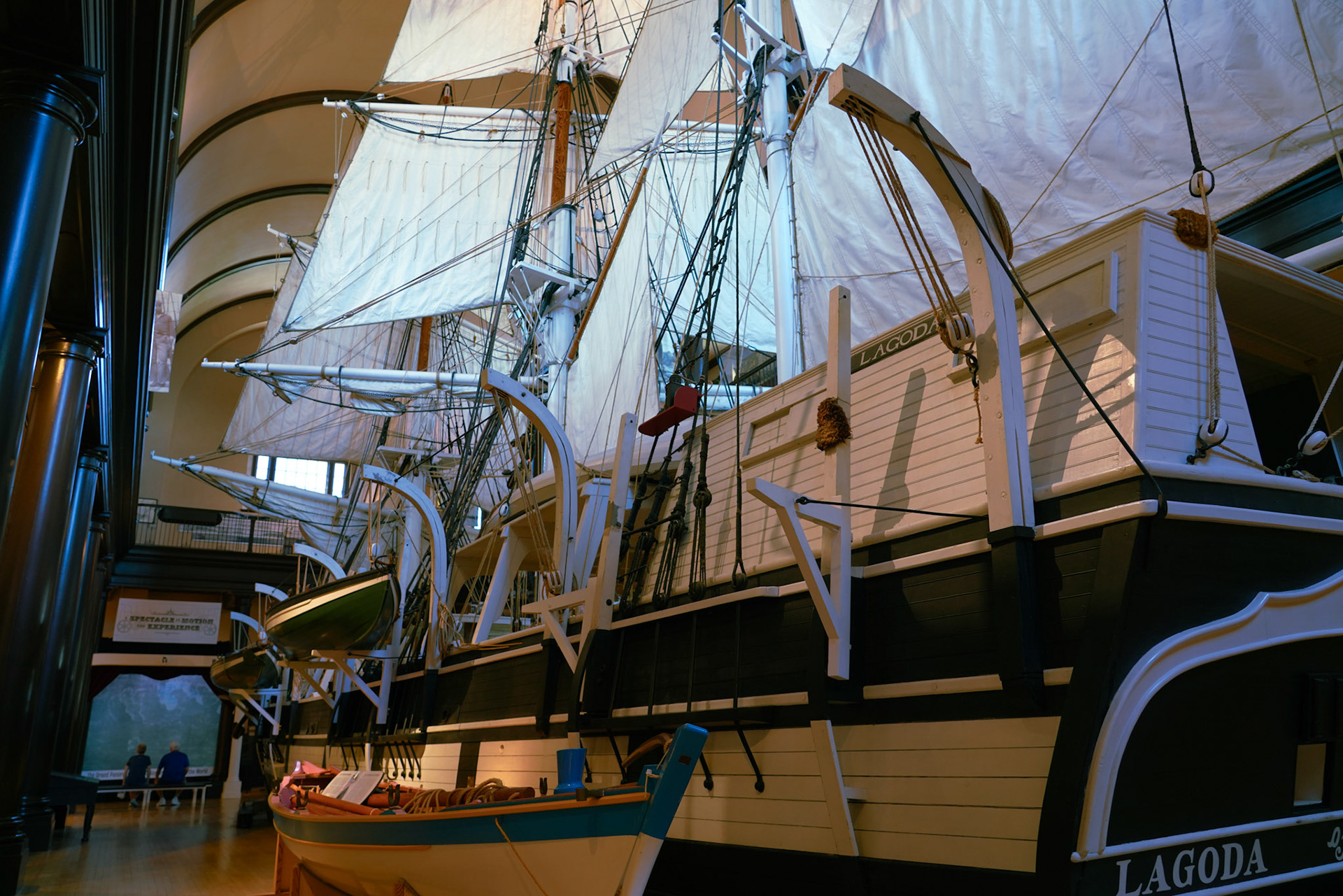 Mock-up of a typical whaling ship.