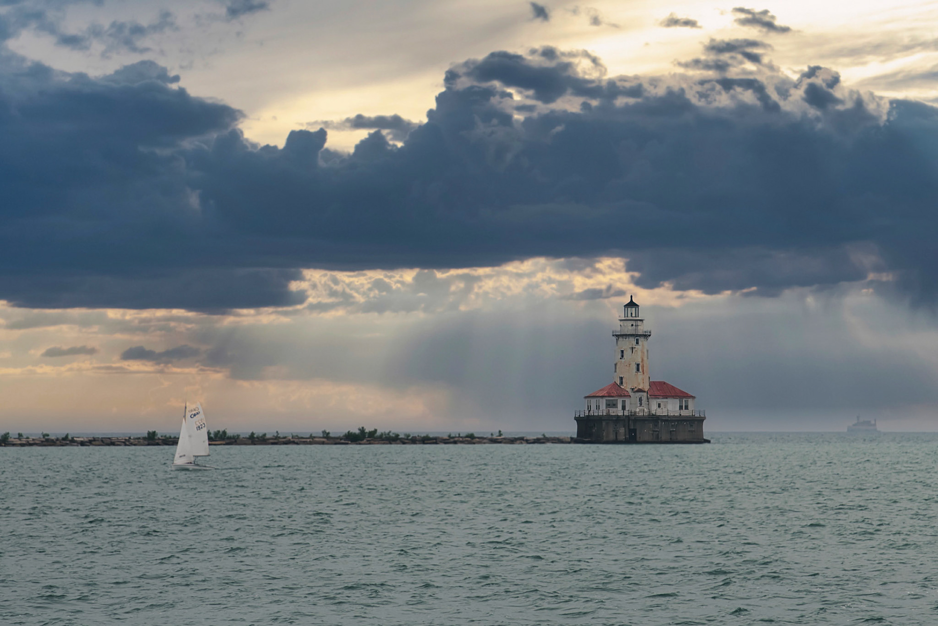 Fourteen Foot Shoal Light