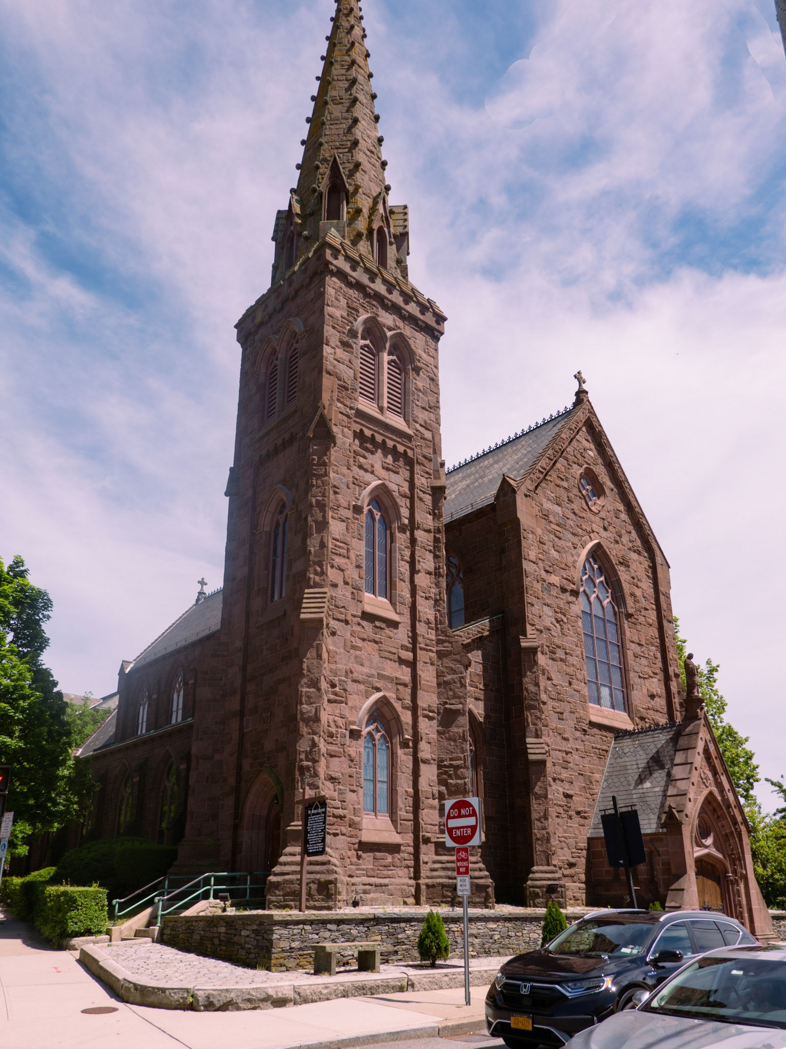St. Mary's Catholic Church. John Kenedy married Jacqueline Lee Bouvier in this cathedral on 9-12-1953