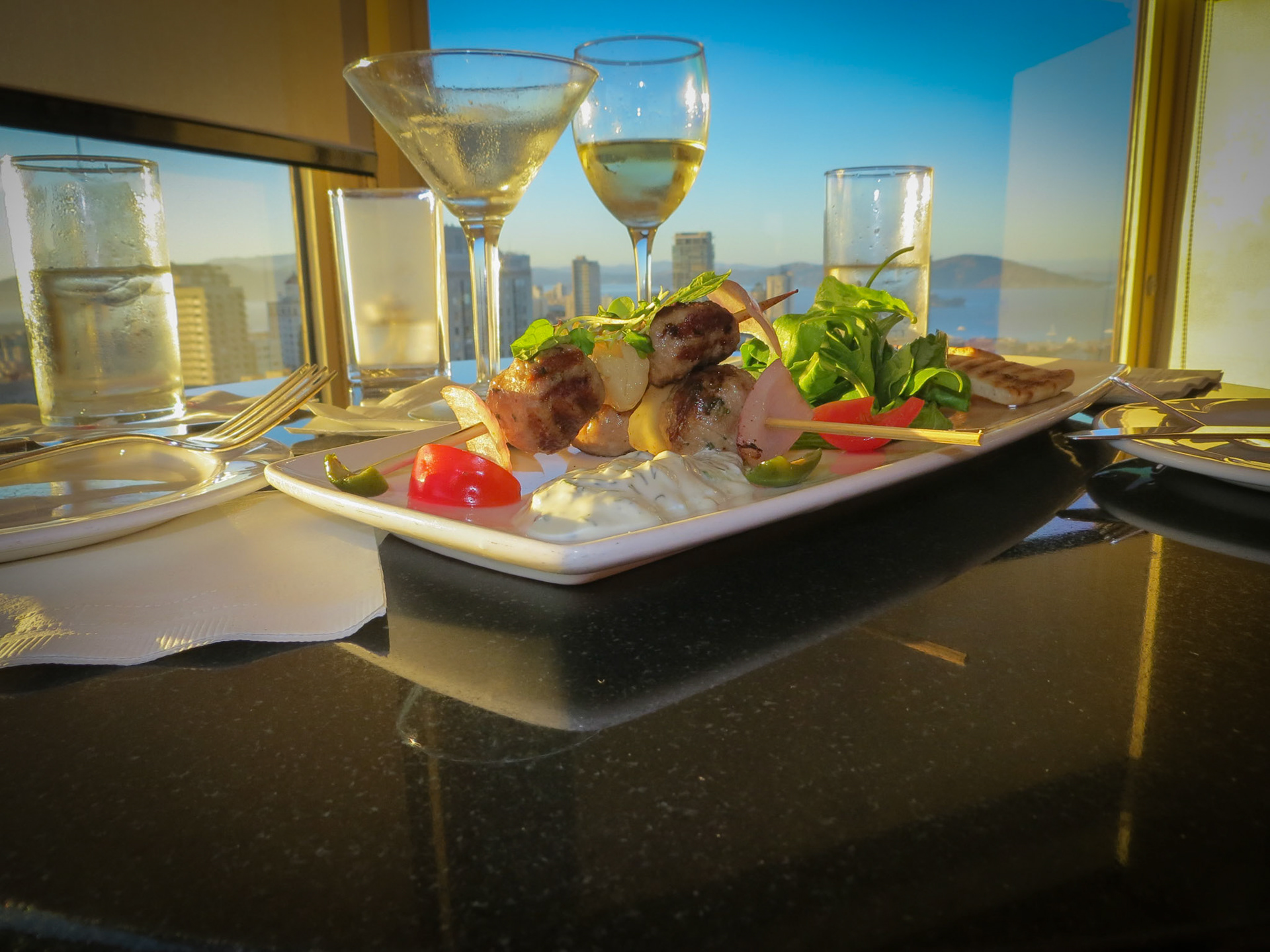 Cocktails at the Top of the Mark, Mark Hopkins Hotel