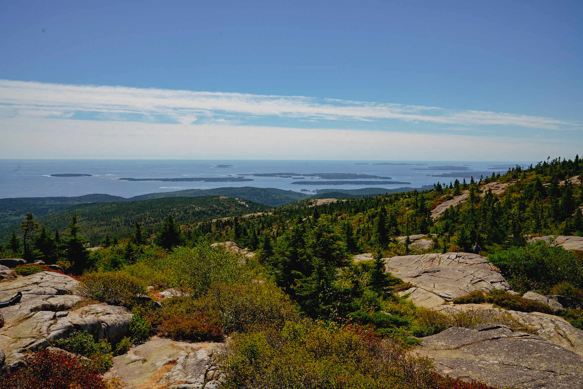 Cadilac Mountain Acadia Natl Park Maine