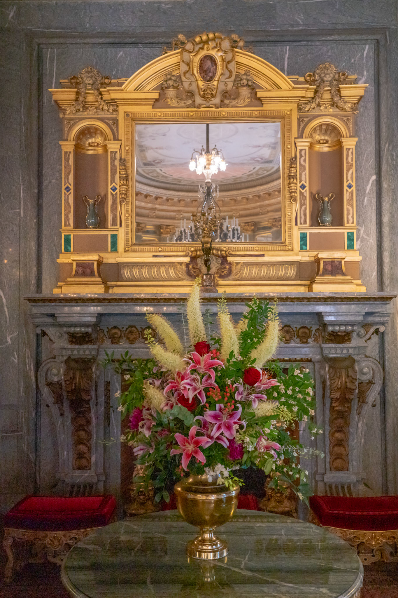 Sitting area. Vanderbilt Mansion