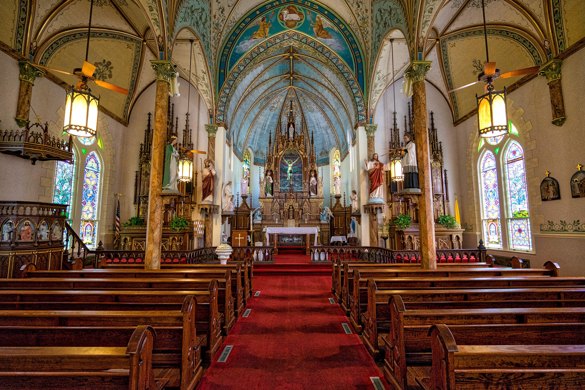 St. Mary's Catholic Church in High Hill Texas