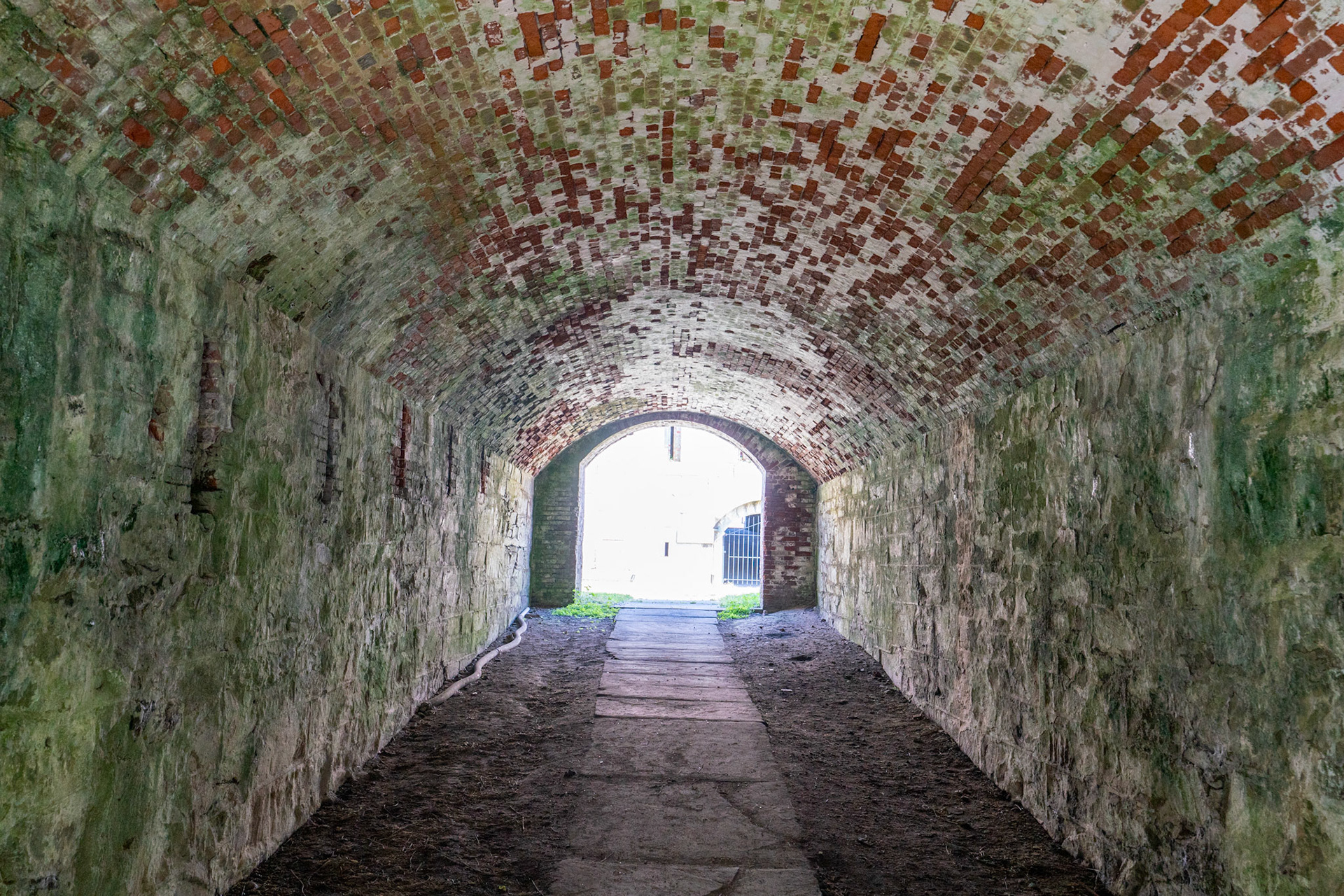Main entry poinnt at the rear of the fort.