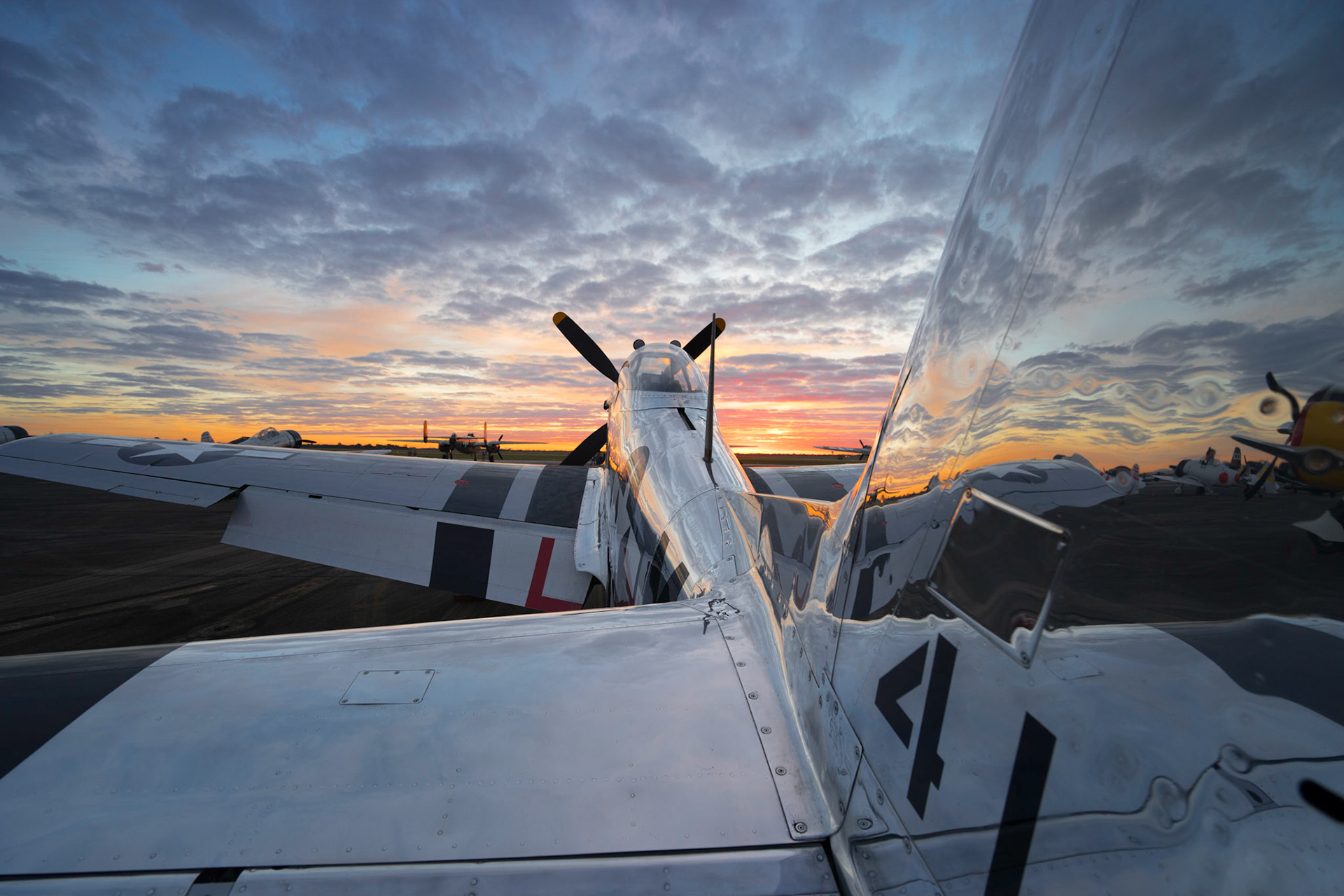On the ramp at Ellington Airfield in Texas
