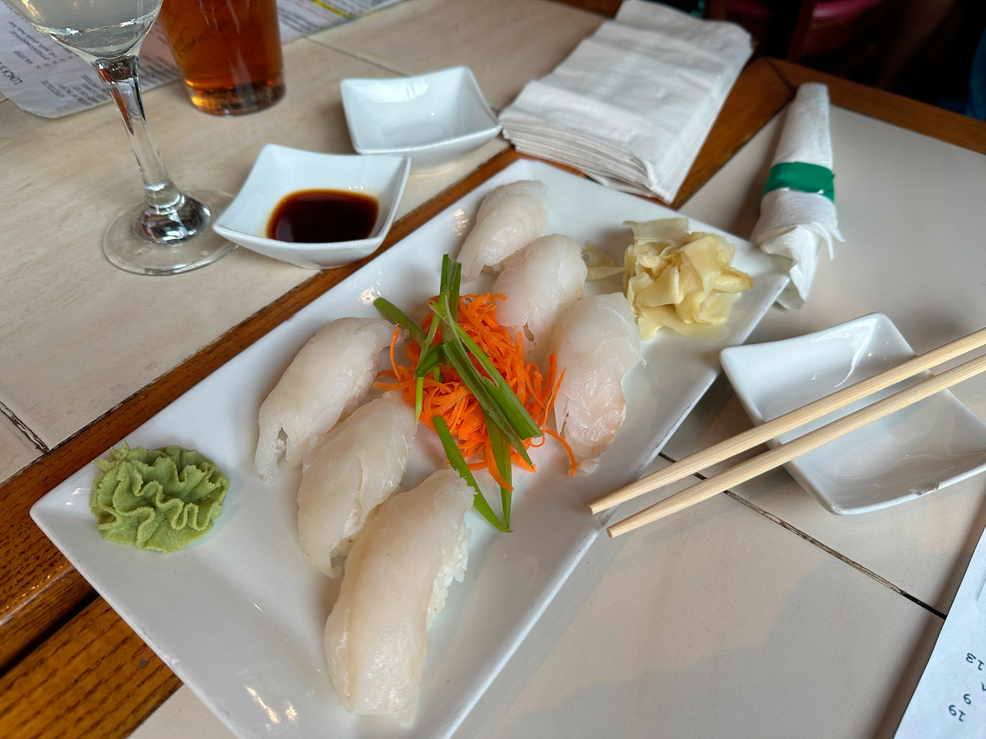 Lion Fish Sashimi