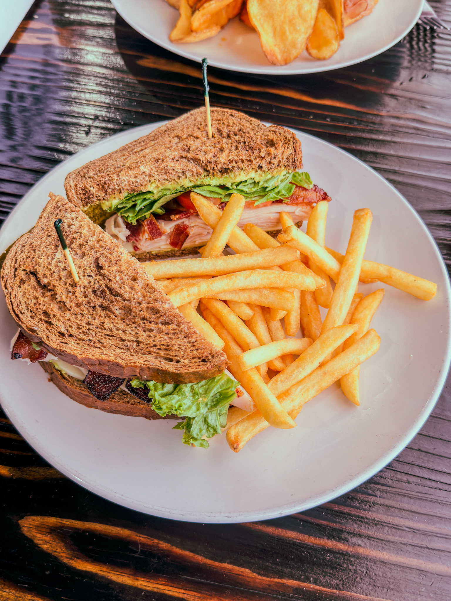 Turkey and Avocado sandwich