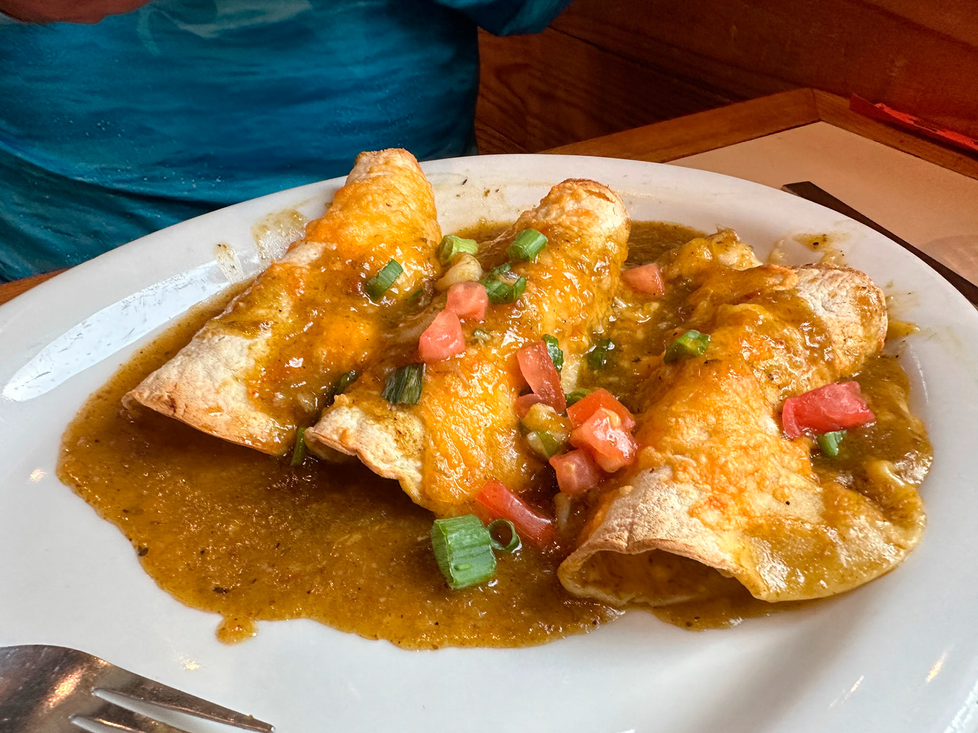 Lobster Enchiladas as feature on DDD