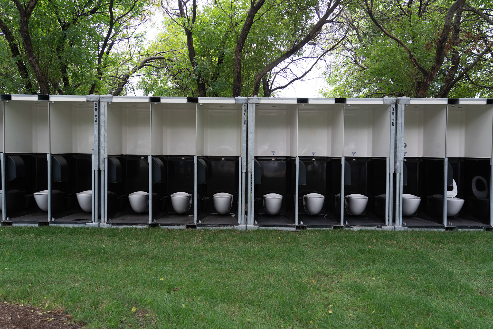 Bathrooms for Lalapalooza