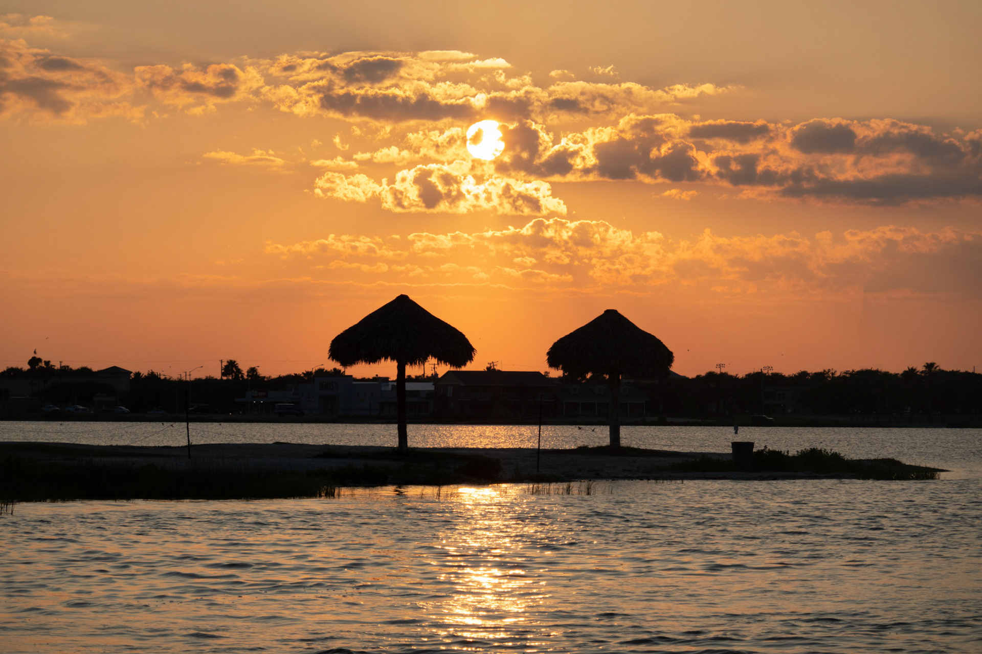 Sunset over Little Bay in Rockport
