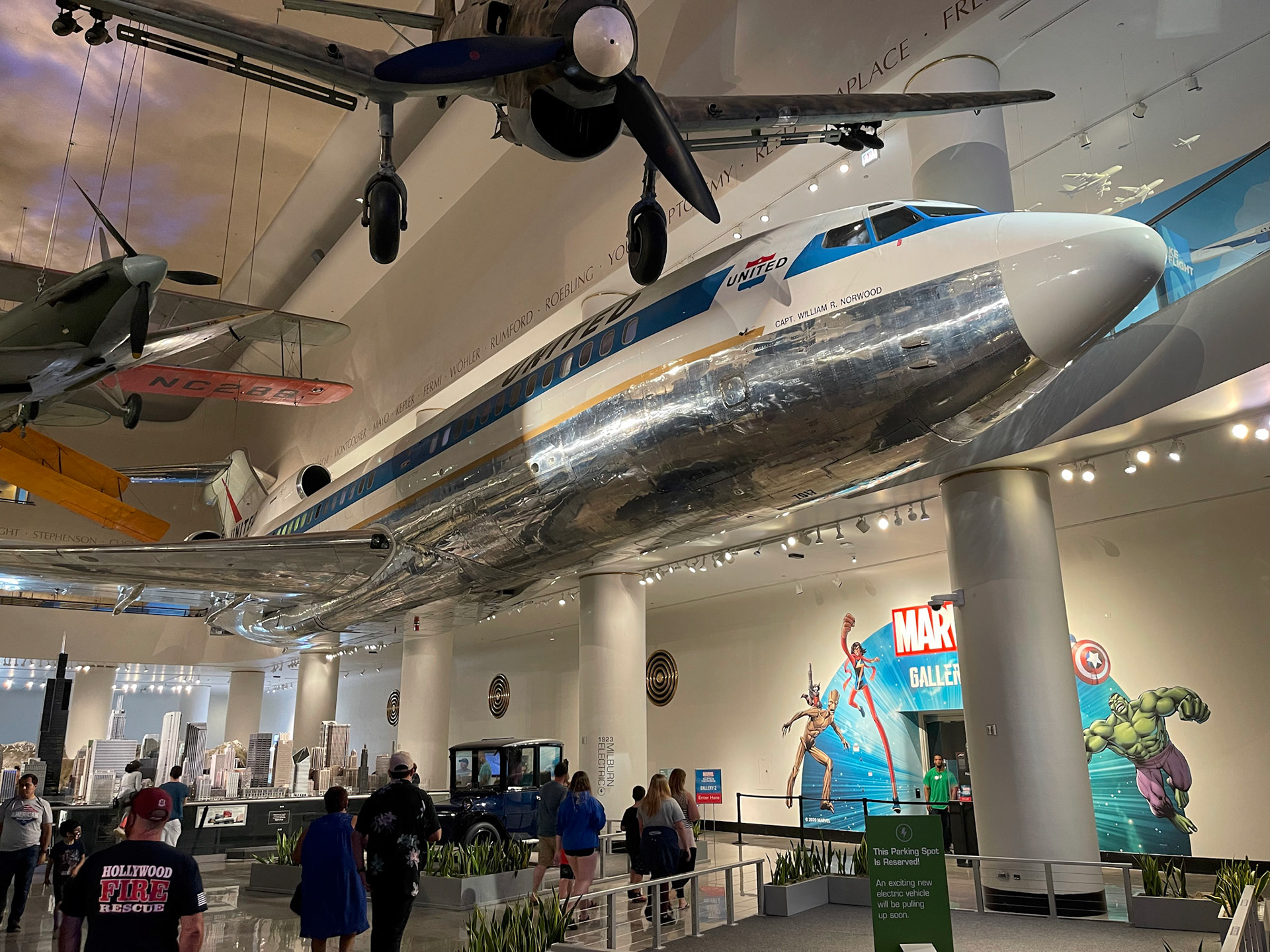 The 17th Boeing 727-100 built and delivered to United