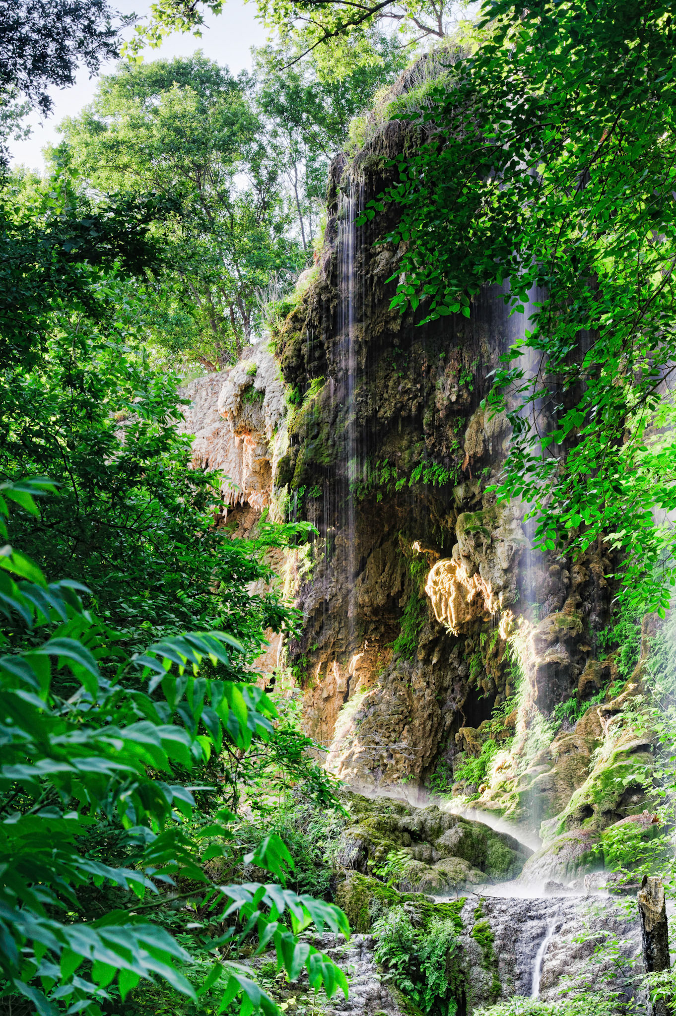 In the middle of the central Texas desert landscape this oasis exists. The Cherokee Indians considered it sacred ground.