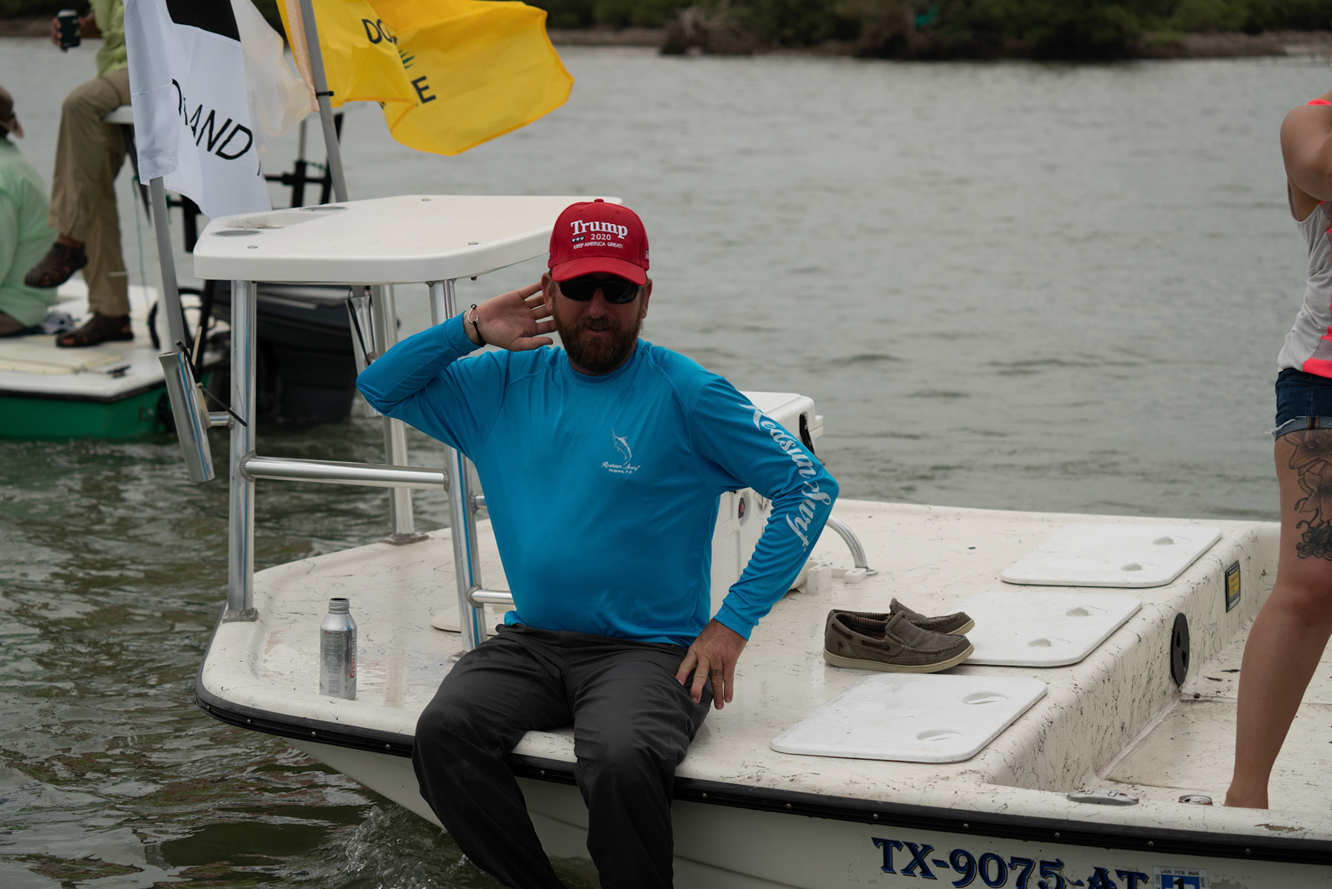 Trump Rockport to Port Aransas boat Parade 2020
