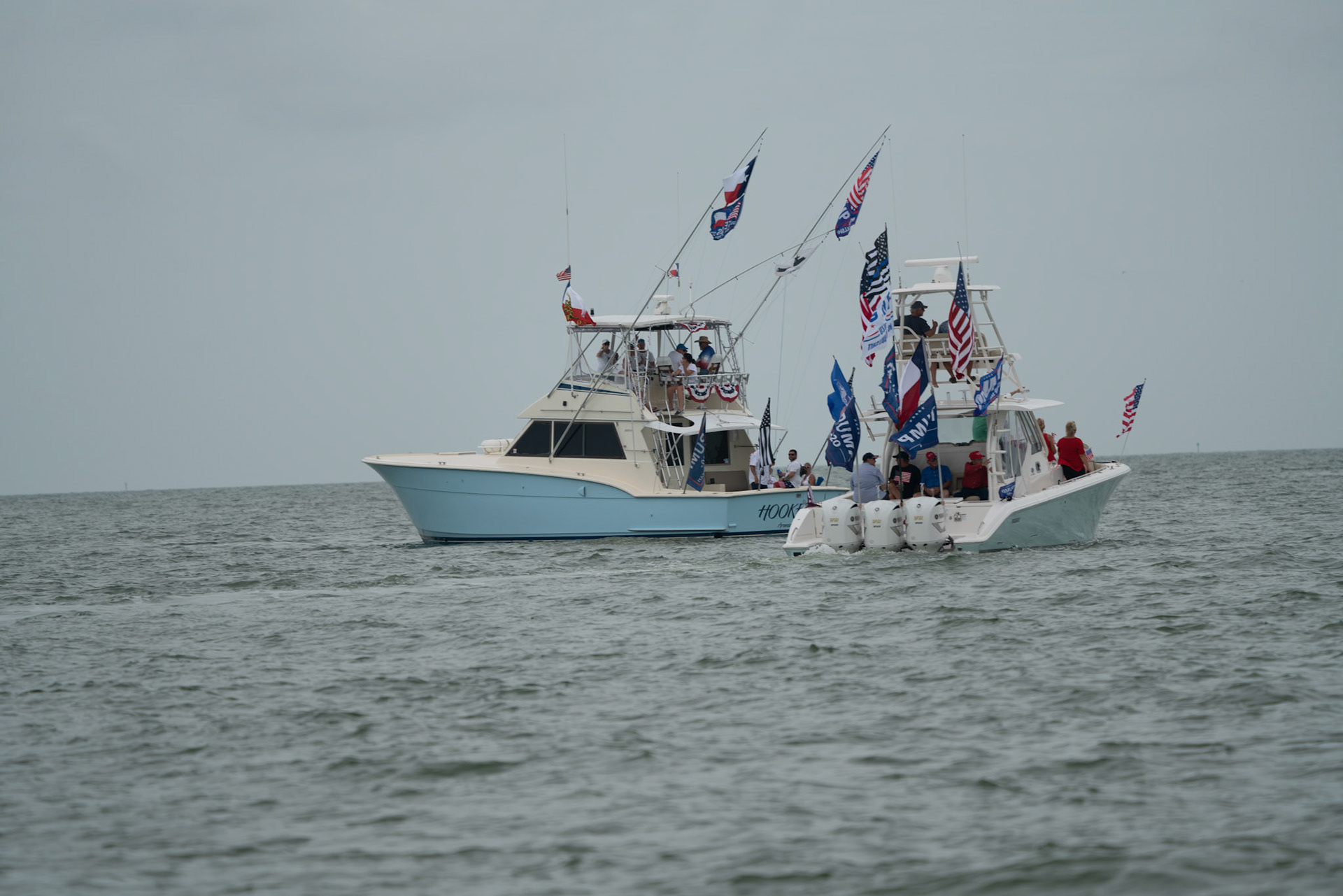 Trump Rockport to Port Aransas boat Parade 2020