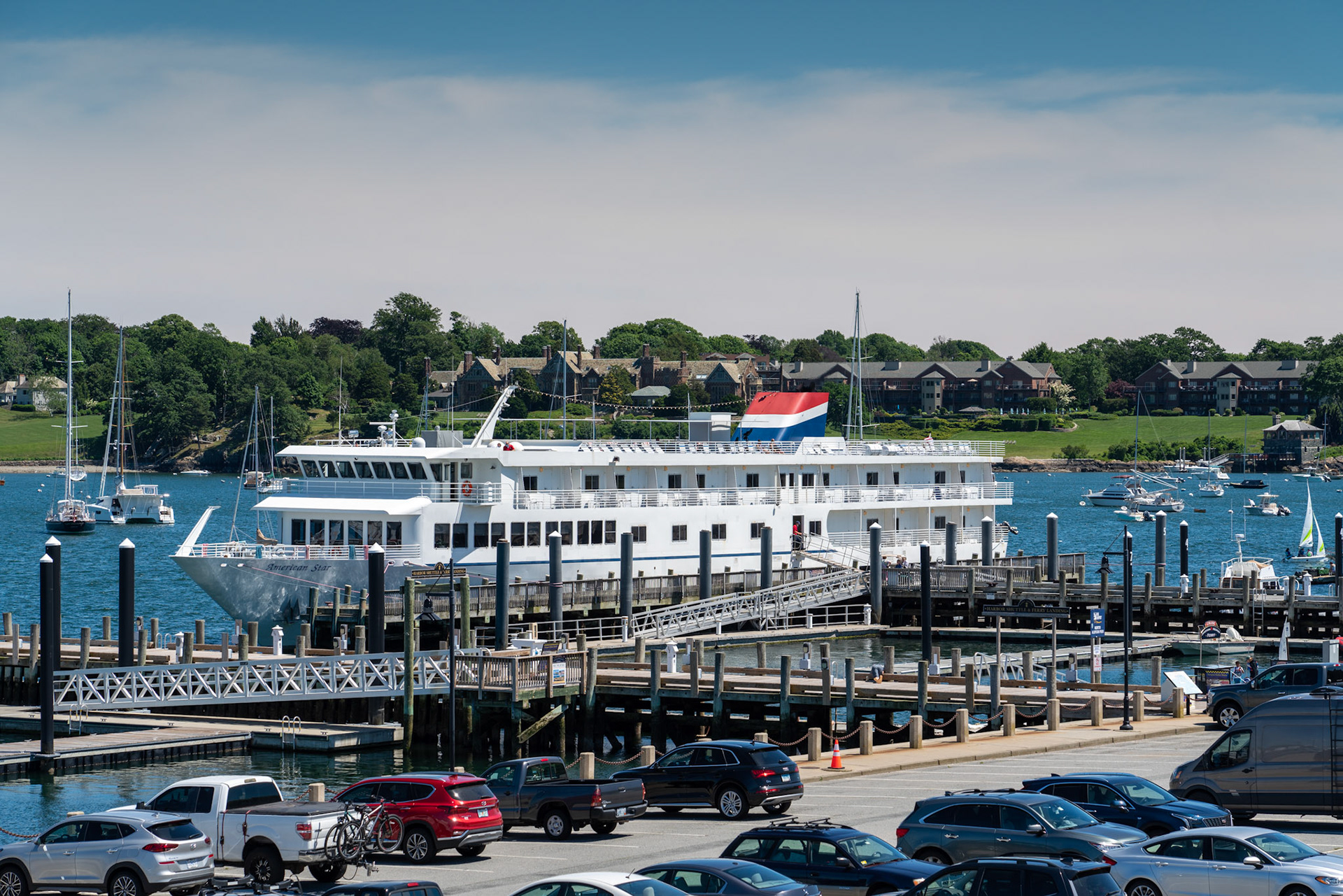 American Star docked in Newport Rhode Island