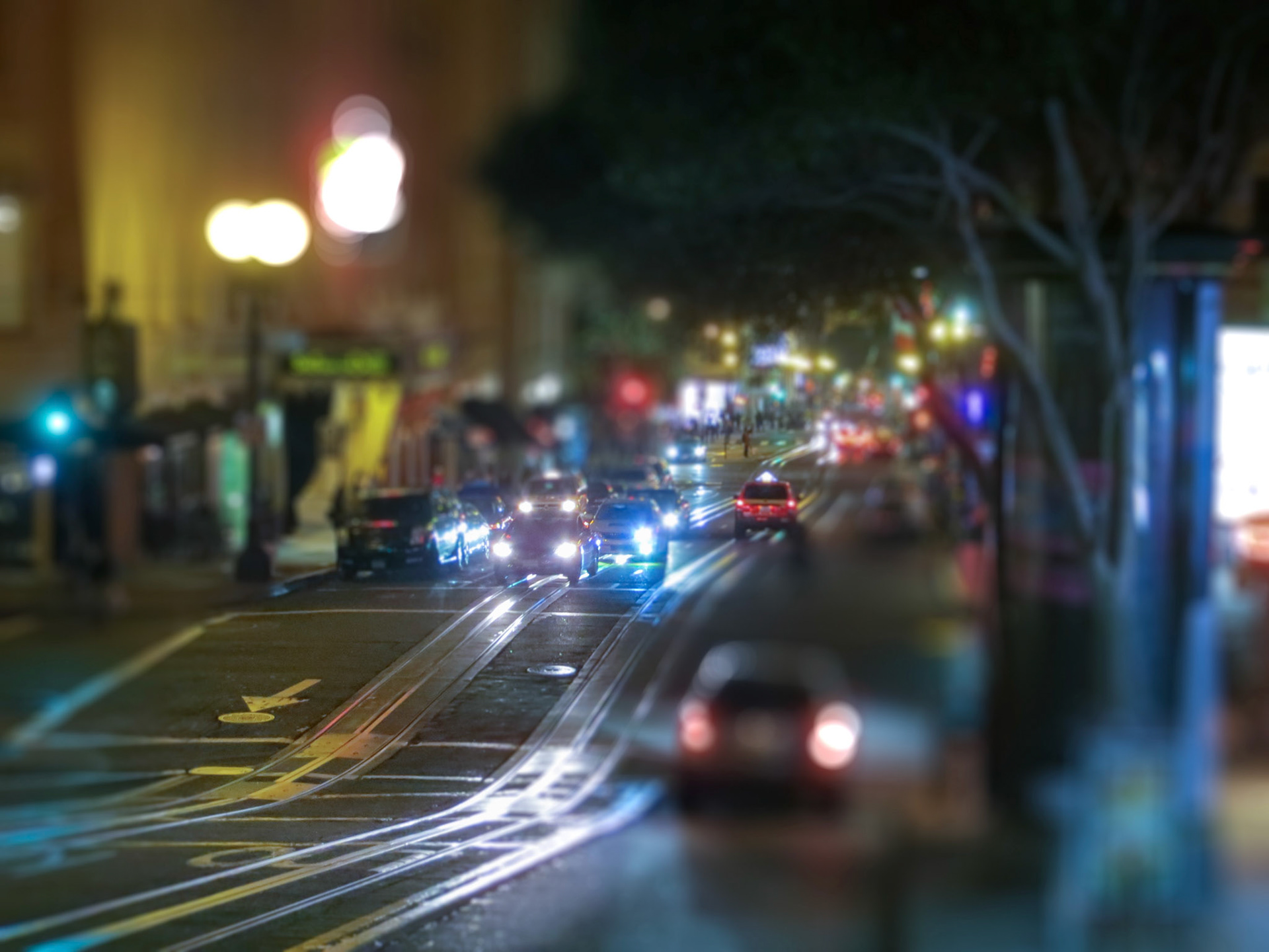Looking North on Powell Street