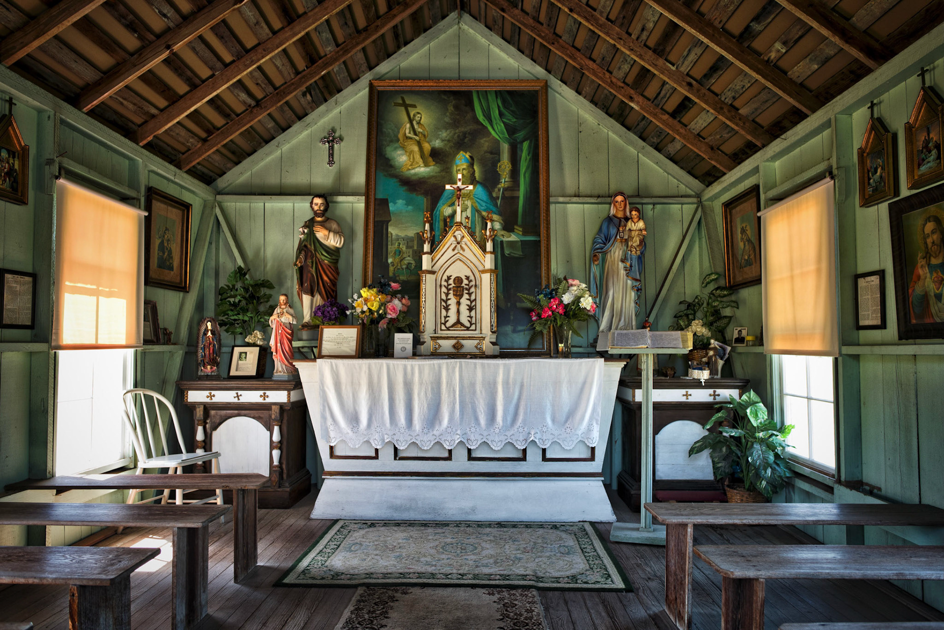 St Martins Catholic Church. Smallest church in Texas