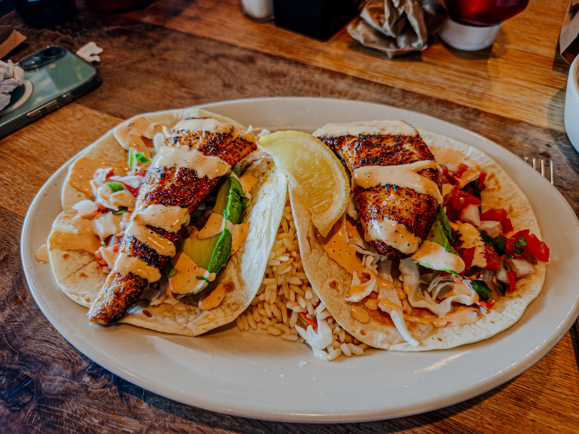Mani Mahi Tacos